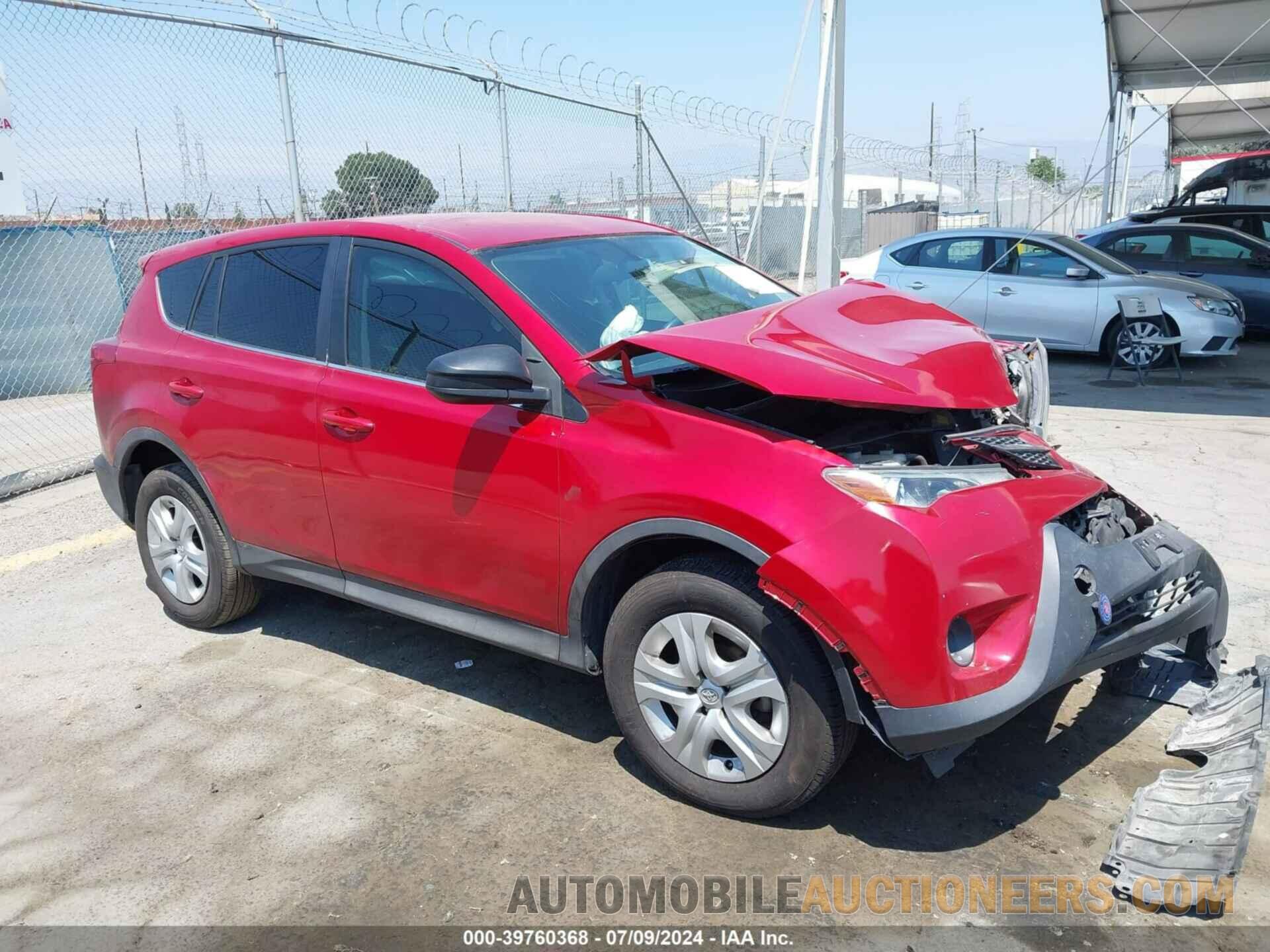 2T3BFREV6FW328916 TOYOTA RAV4 2015