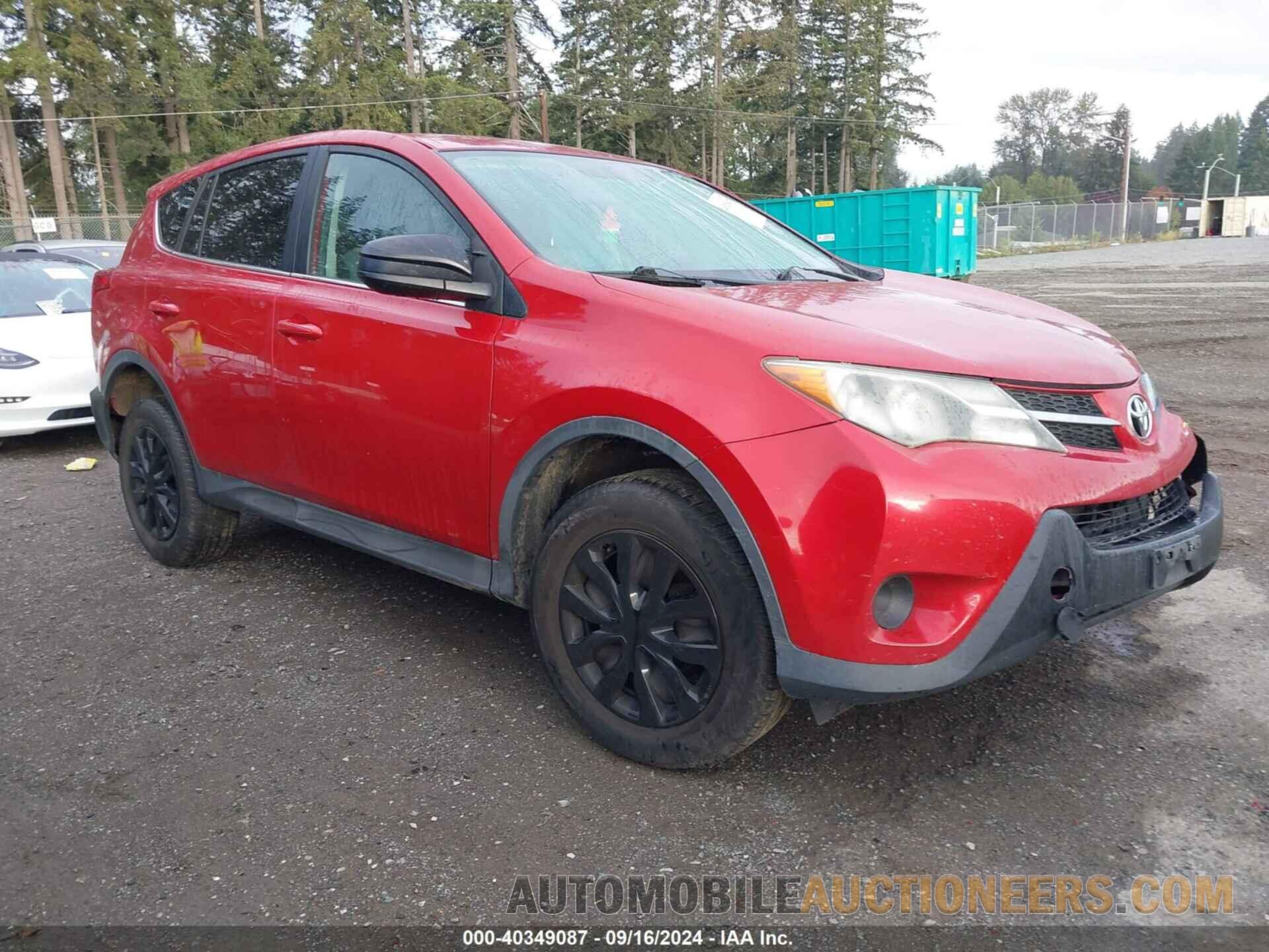 2T3BFREV7FW262344 TOYOTA RAV4 2015