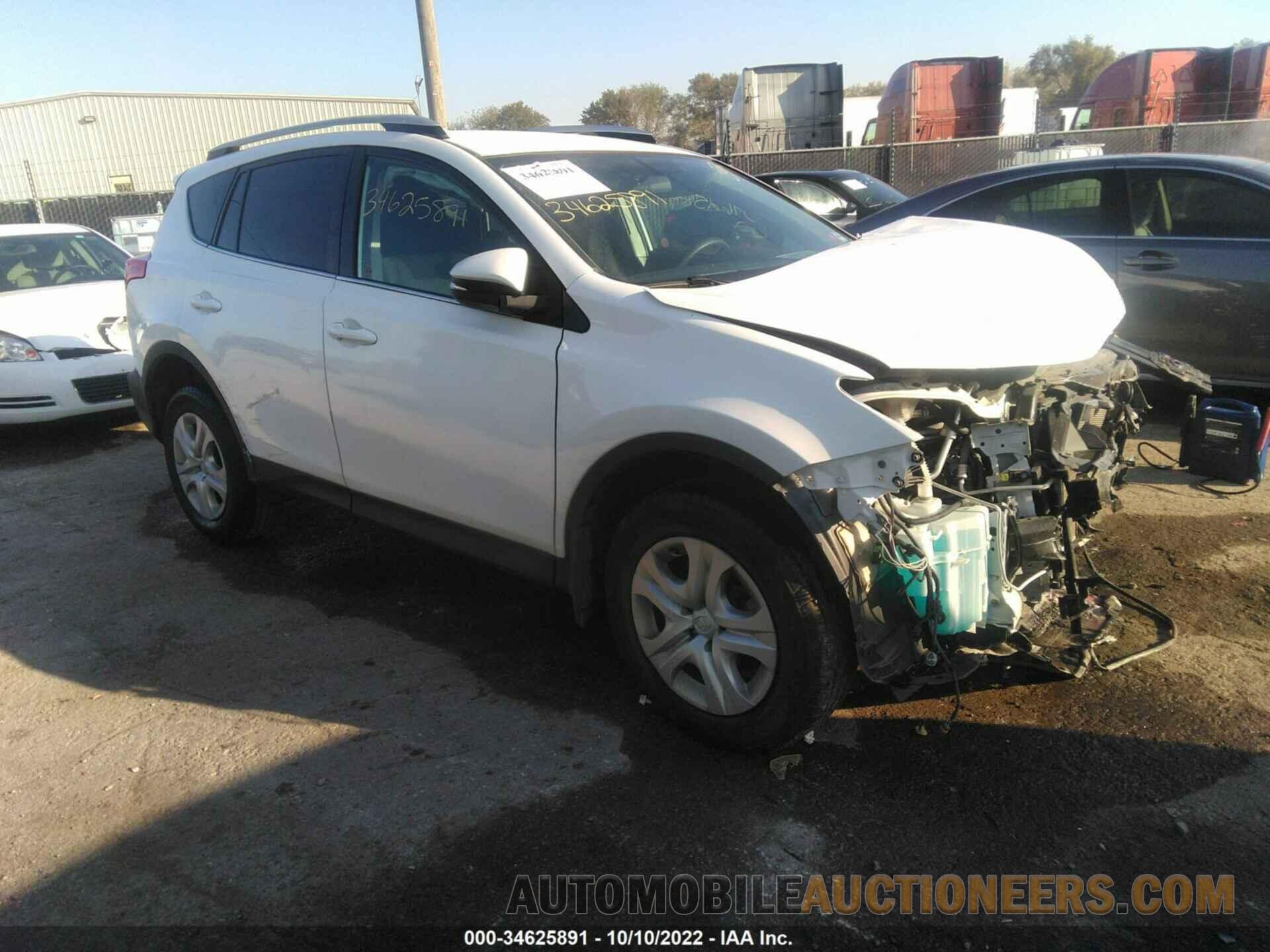 2T3BFREV8FW259548 TOYOTA RAV4 2015