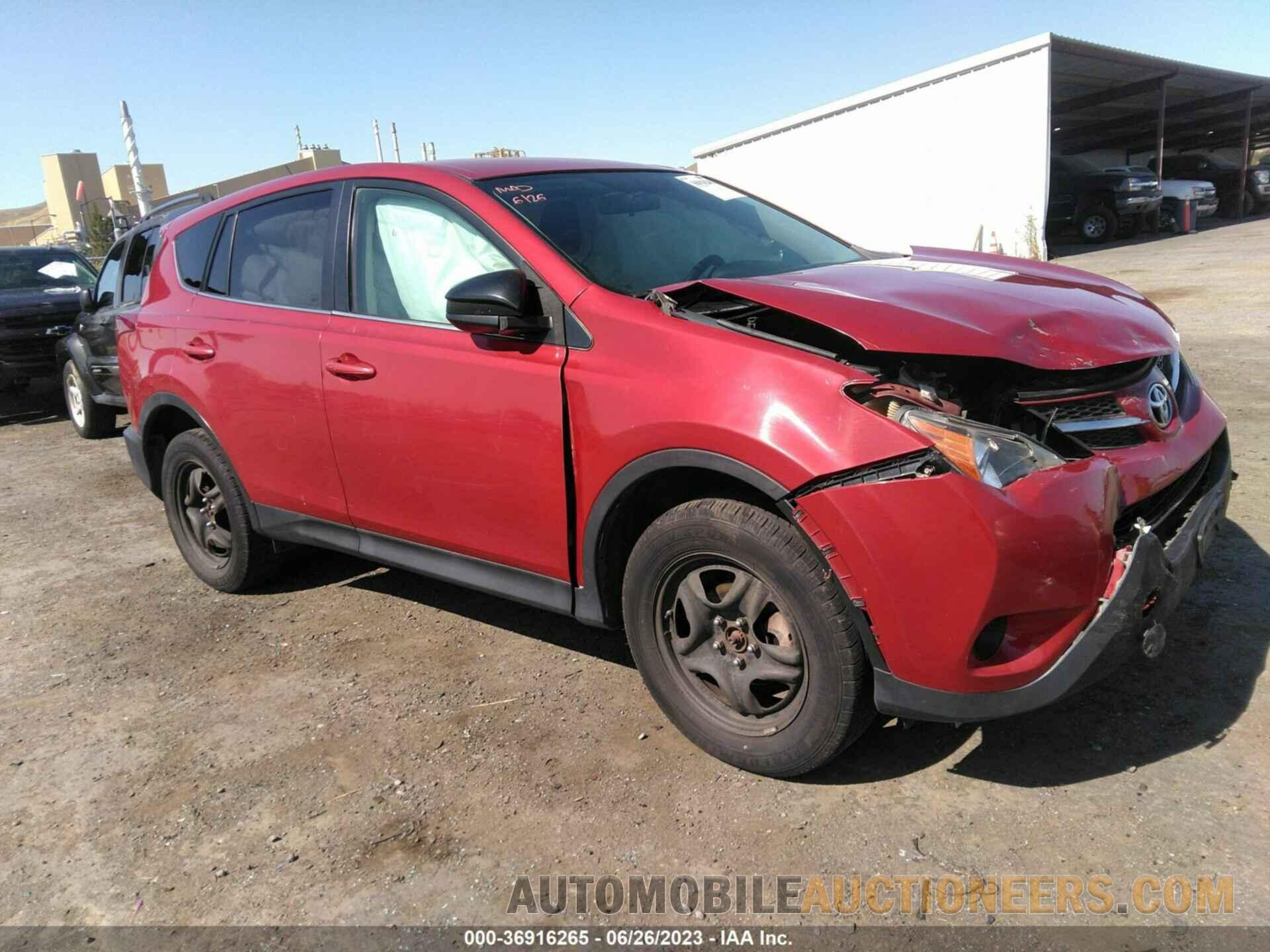 2T3BFREV8FW263213 TOYOTA RAV4 2015