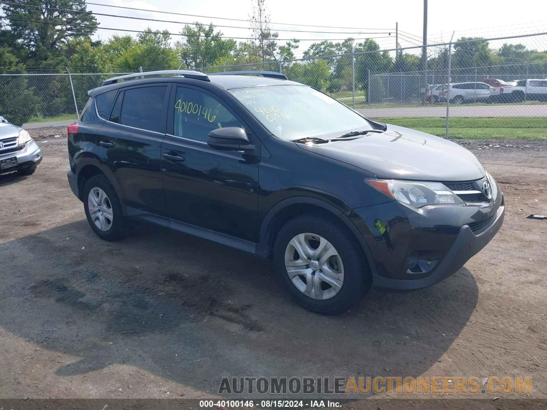 2T3BFREV9FW244346 TOYOTA RAV4 2015