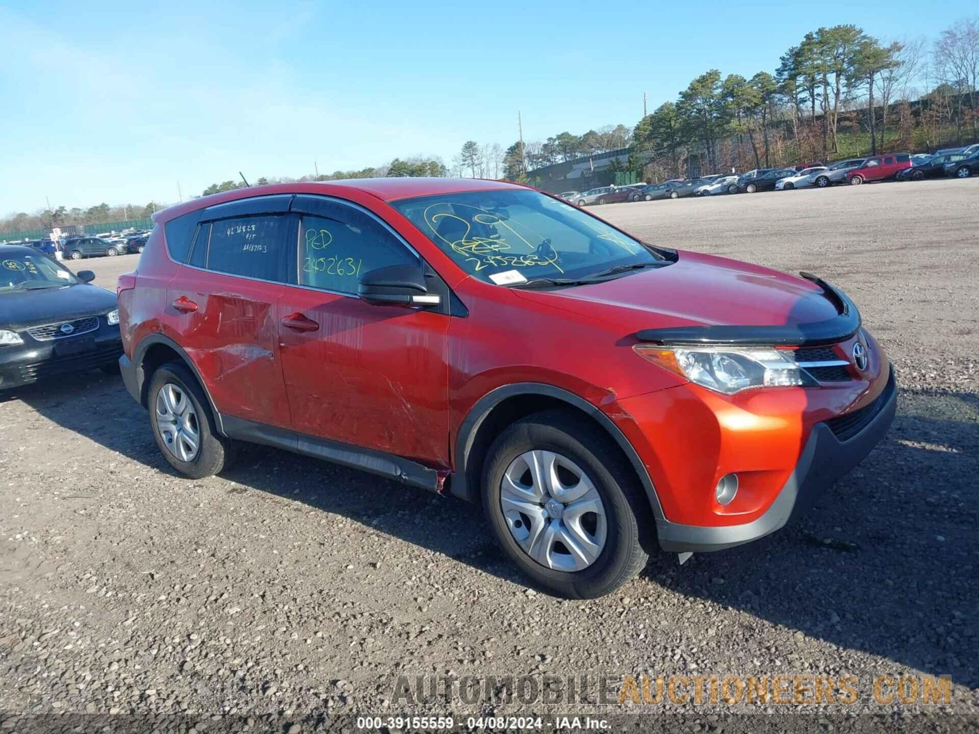 2T3BFREVXFW396524 TOYOTA RAV4 2015