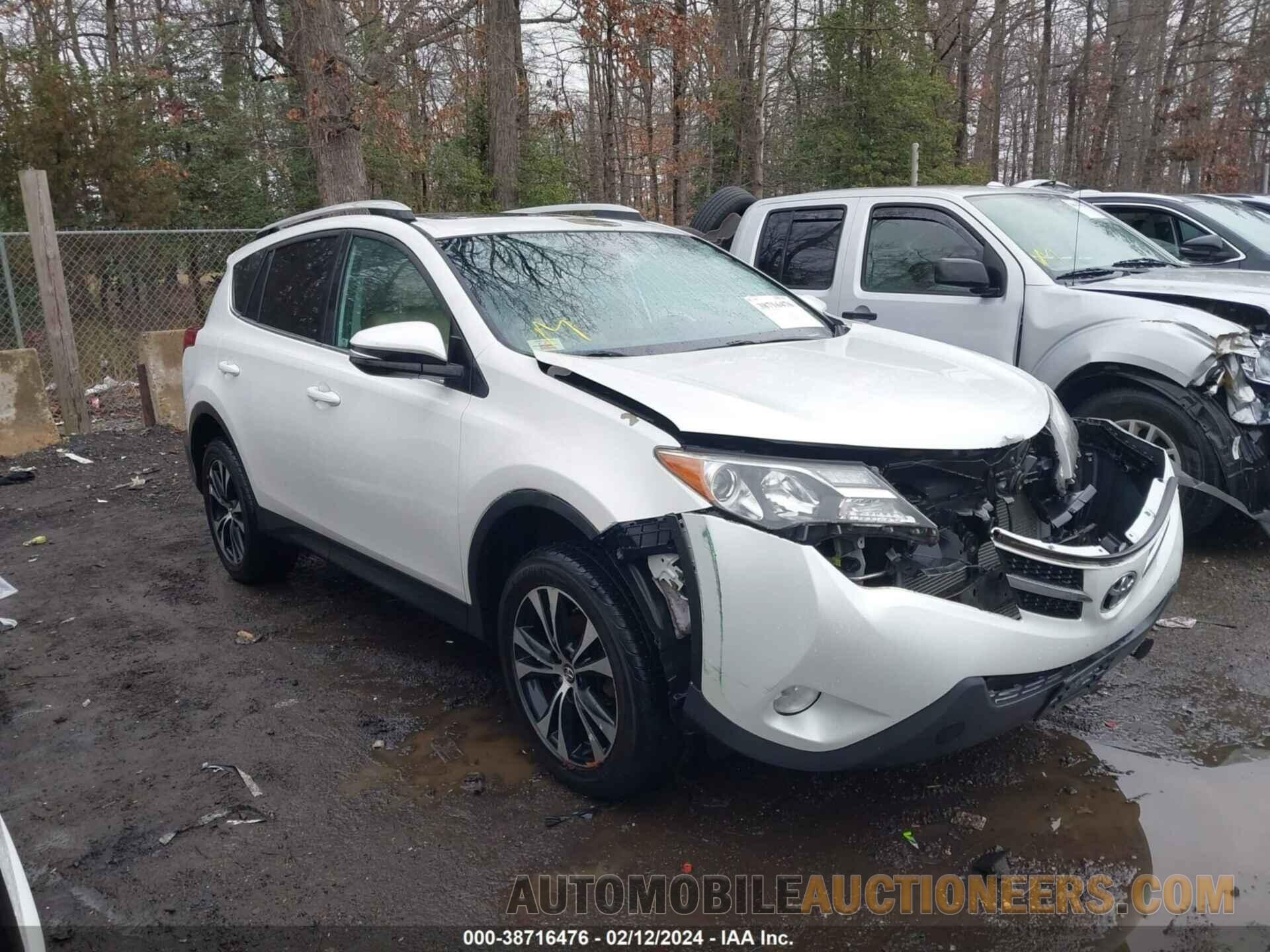 2T3DFREV0FW285697 TOYOTA RAV4 2015