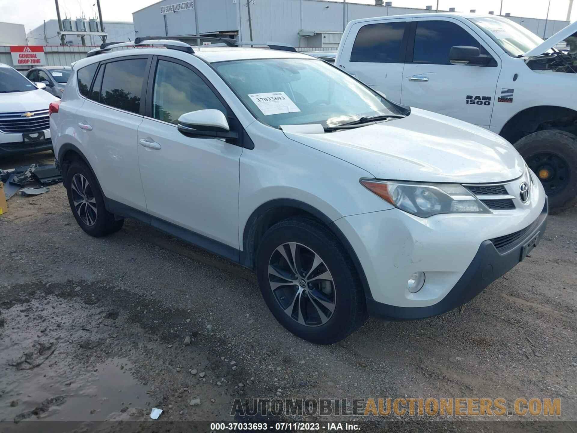 2T3DFREV2FW338058 TOYOTA RAV4 2015