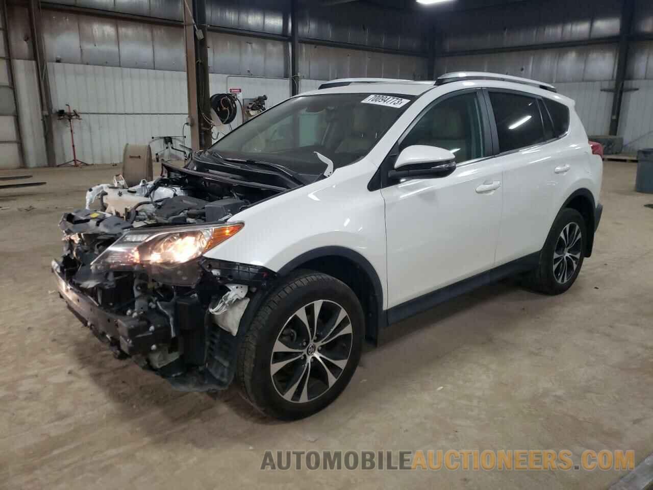 2T3DFREV4FW394924 TOYOTA RAV4 2015