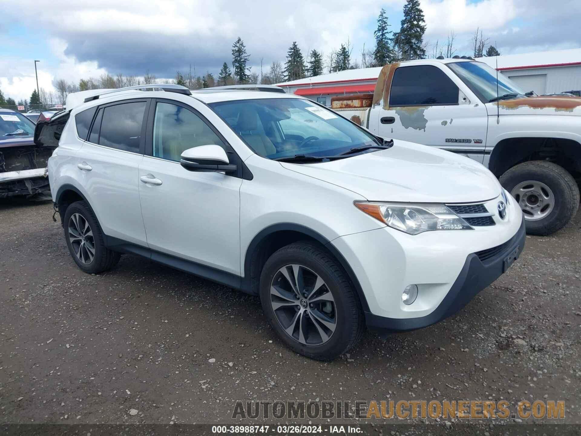 2T3DFREV6FW289821 TOYOTA RAV4 2015