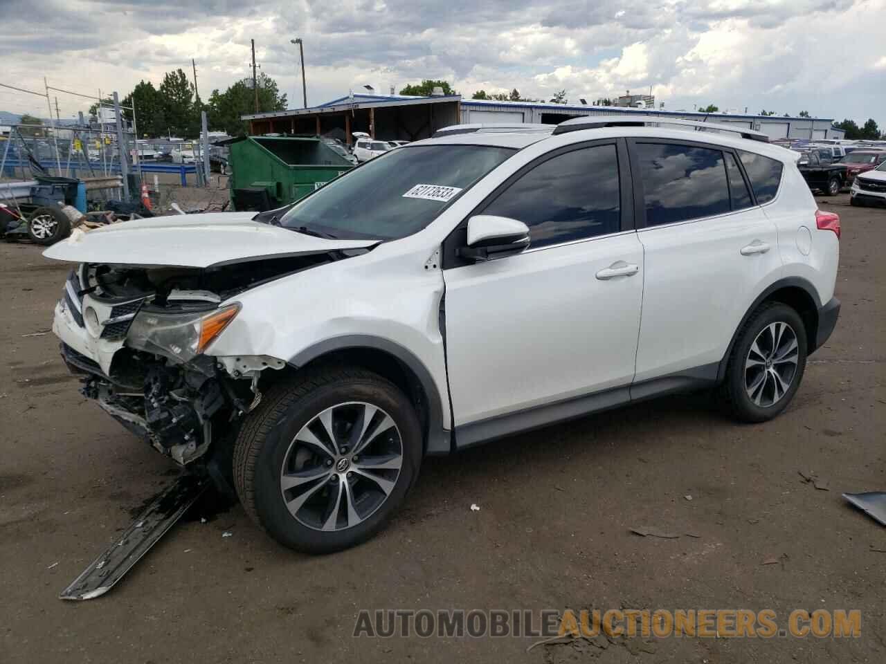 2T3DFREV7FW299841 TOYOTA RAV4 2015