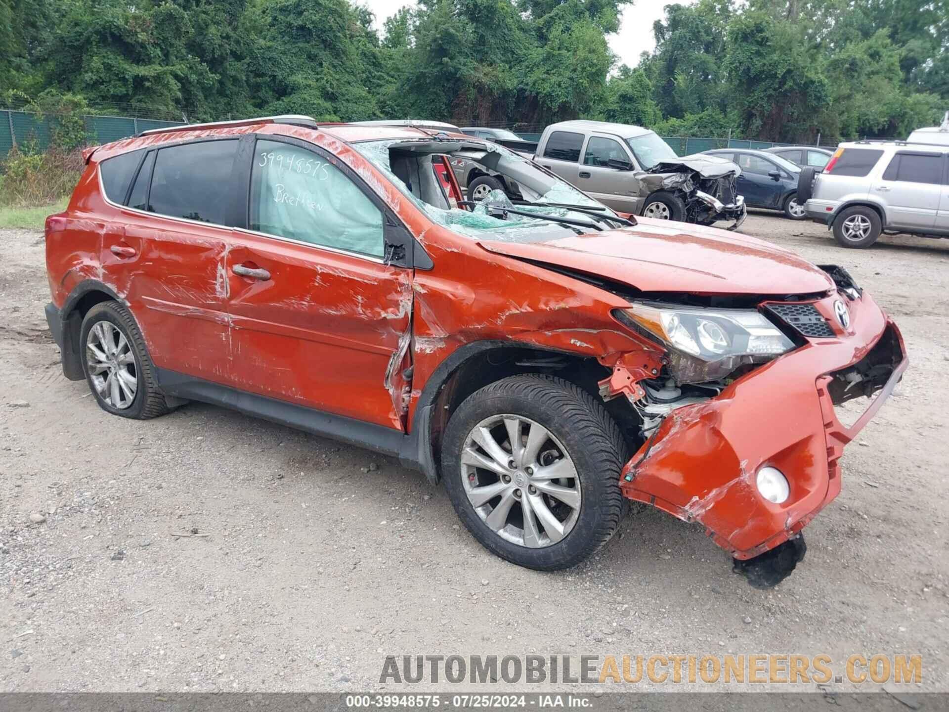 2T3DFREV8FW265892 TOYOTA RAV4 2015