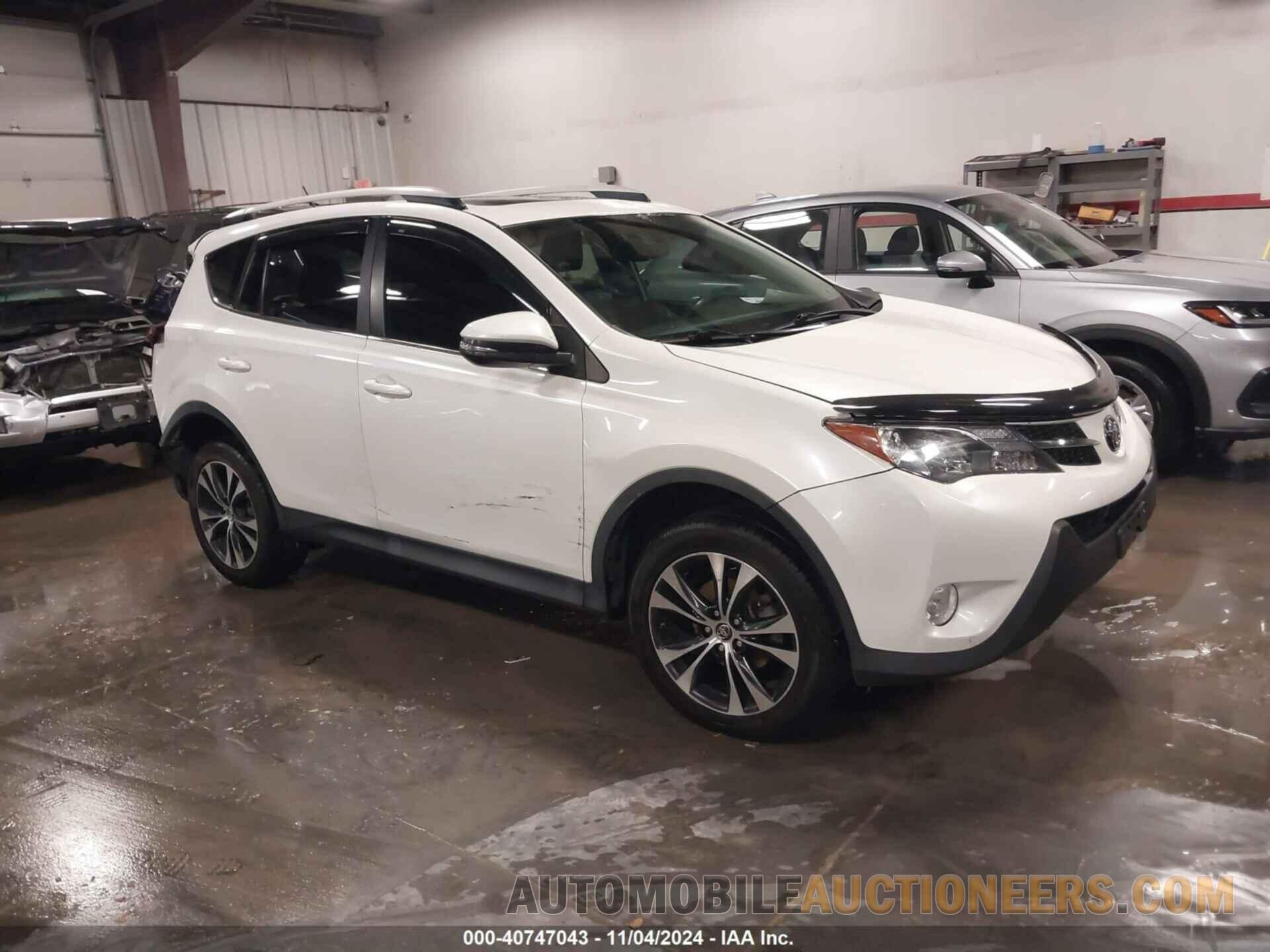 2T3DFREVXFW273346 TOYOTA RAV4 2015