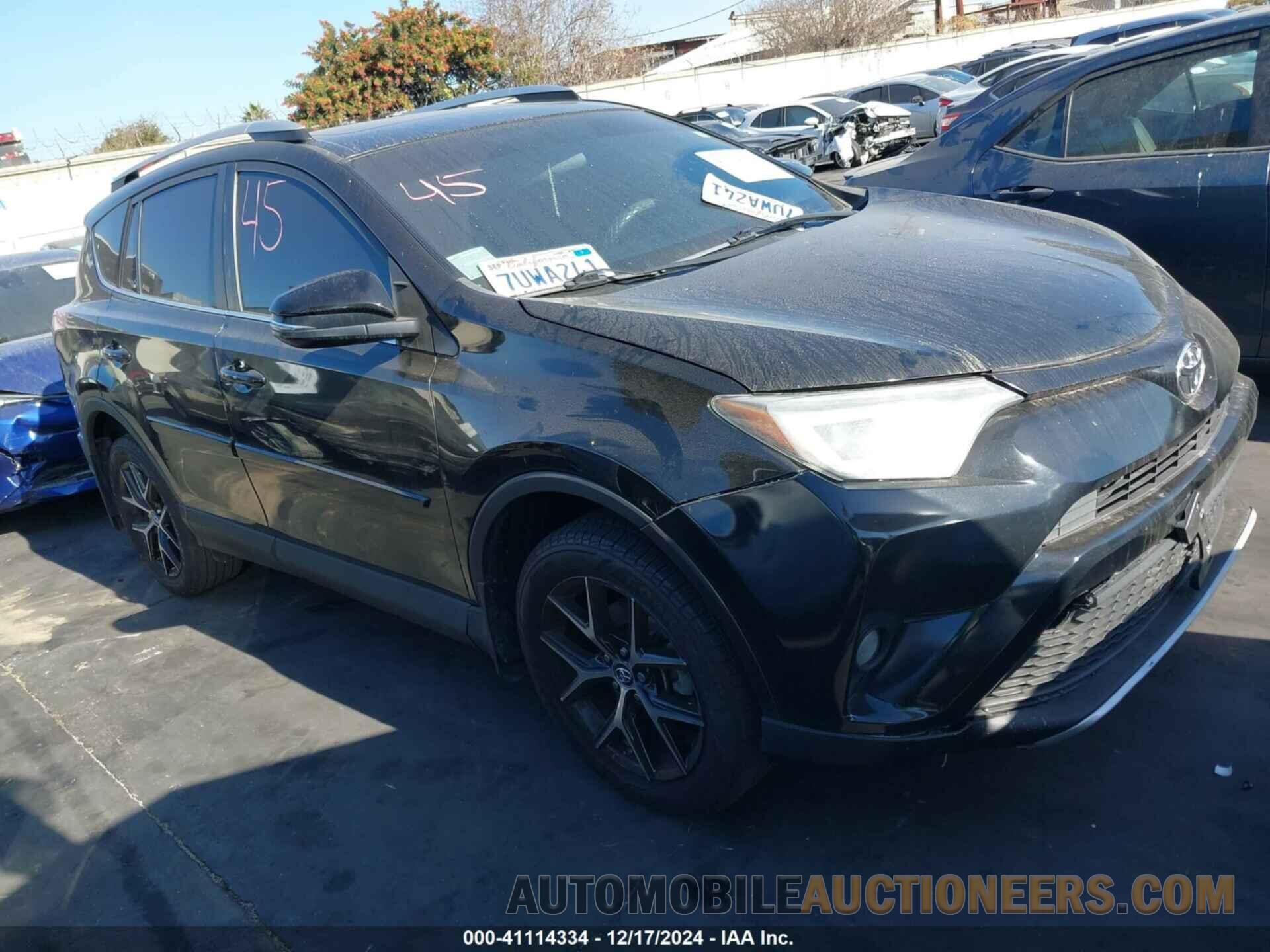 2T3NFREV8GW289566 TOYOTA RAV4 2016