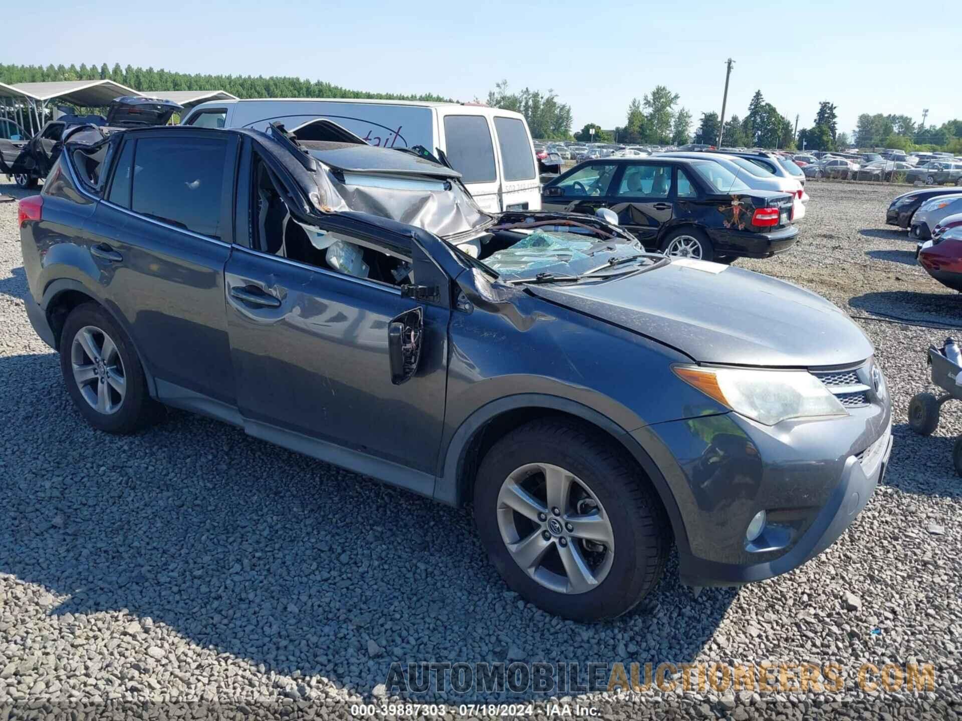 2T3RFREV0FW392769 TOYOTA RAV4 2015