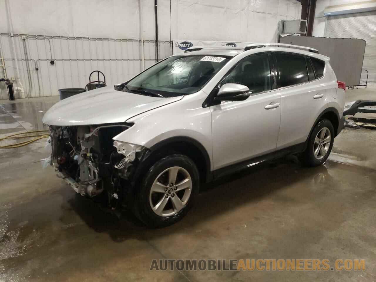 2T3RFREV1FW391419 TOYOTA RAV4 2015