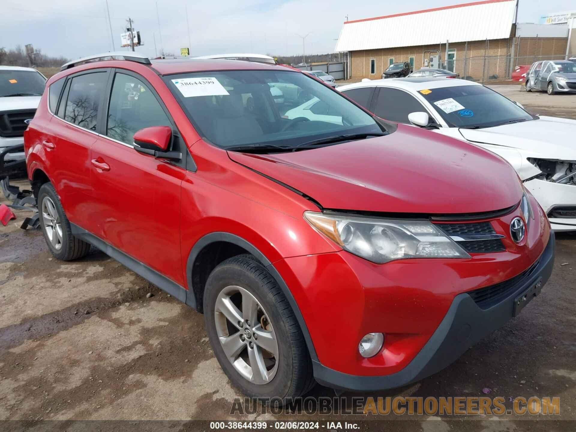 2T3RFREV2FW292267 TOYOTA RAV4 2015