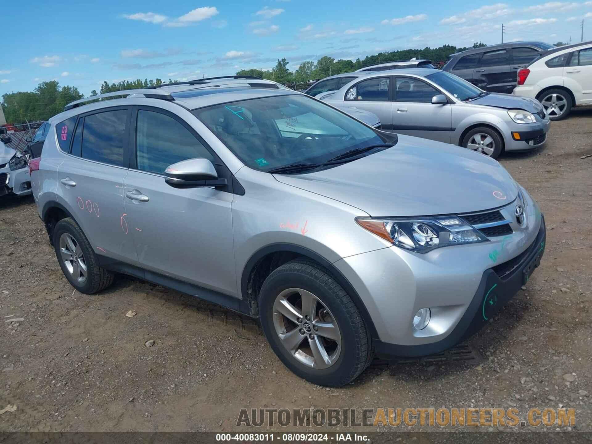 2T3RFREV3FW389249 TOYOTA RAV4 2015