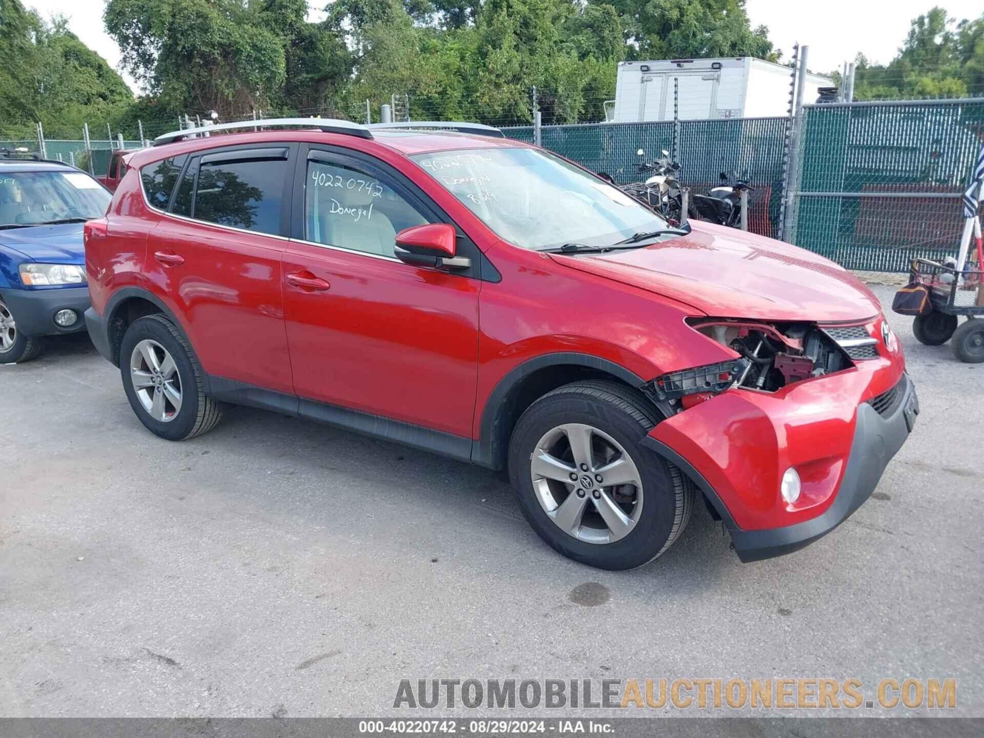 2T3RFREV6FW230130 TOYOTA RAV4 2015