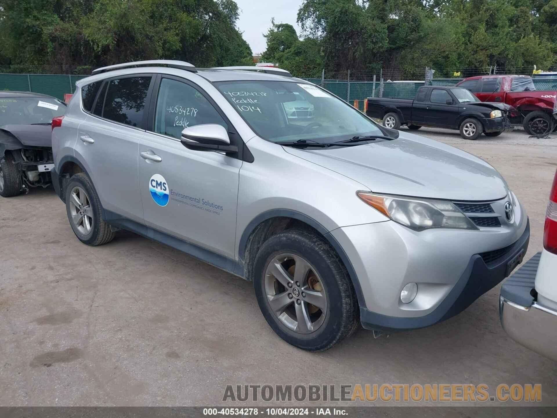 2T3RFREV7FW276226 TOYOTA RAV4 2015