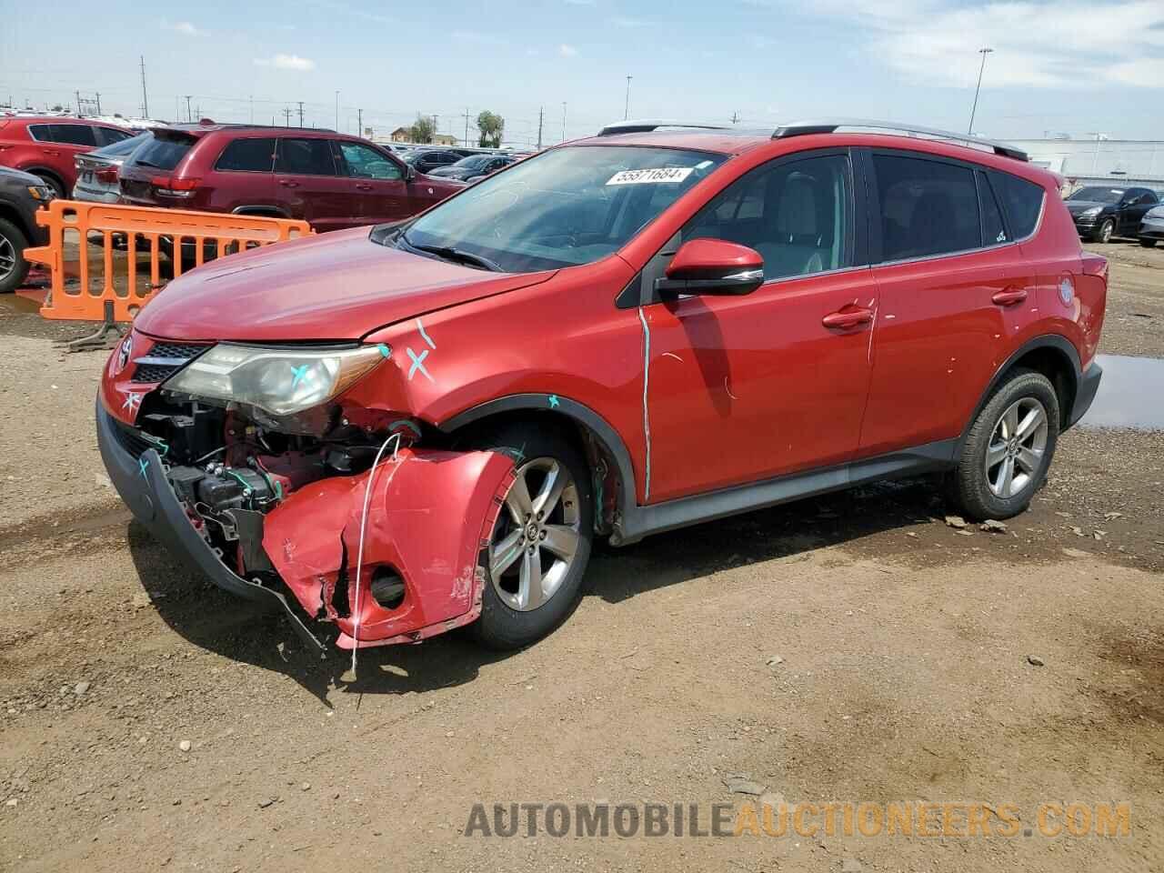 2T3RFREV7FW293608 TOYOTA RAV4 2015