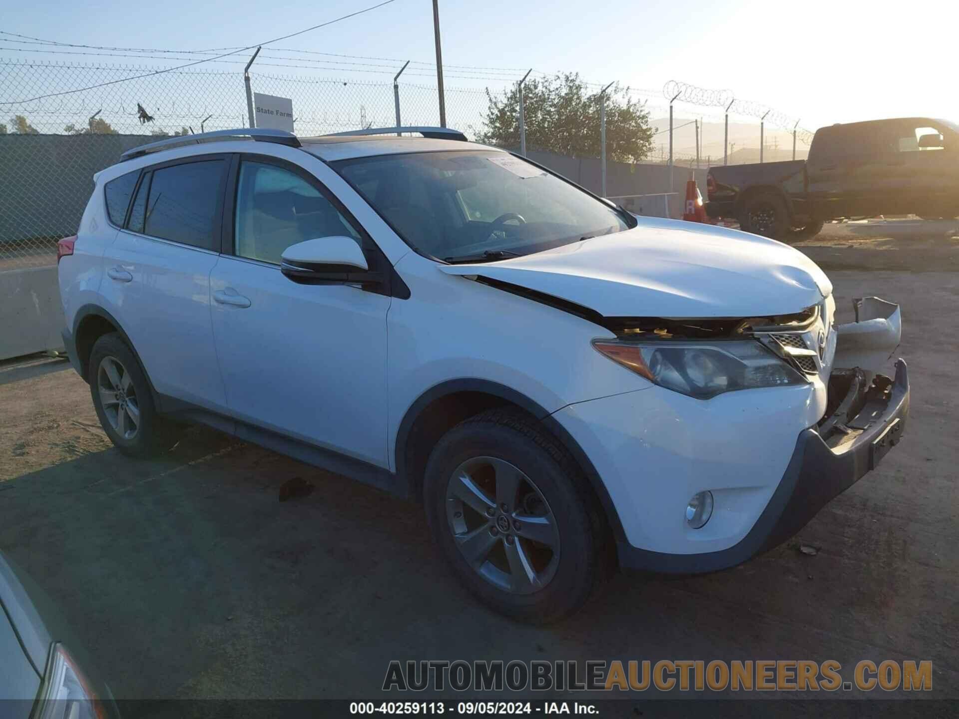 2T3WFREV0FW136554 TOYOTA RAV4 2015