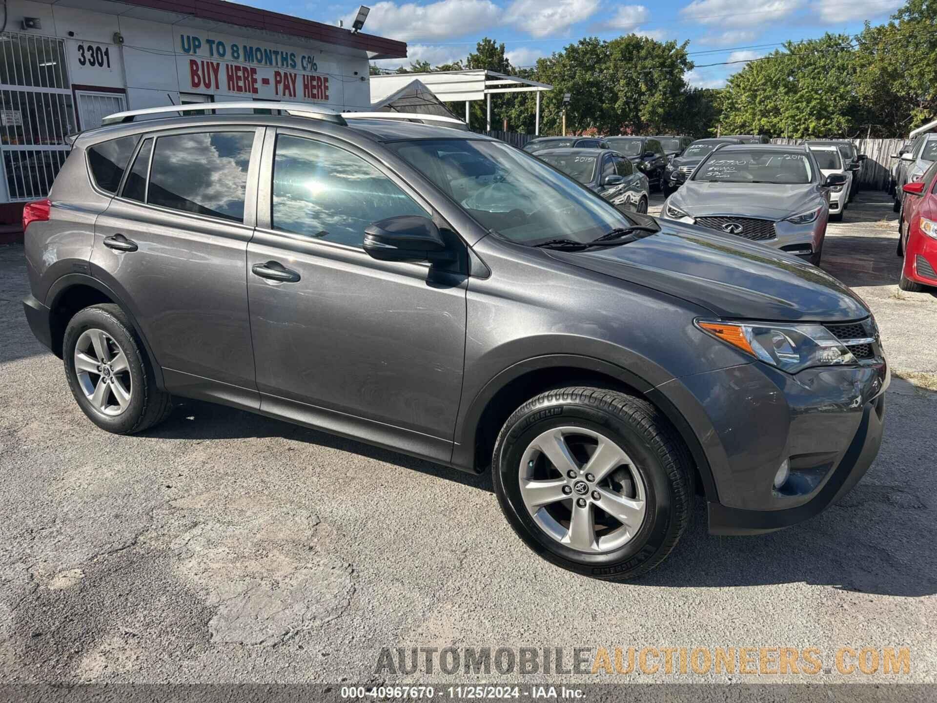 2T3WFREV0FW169389 TOYOTA RAV4 2015