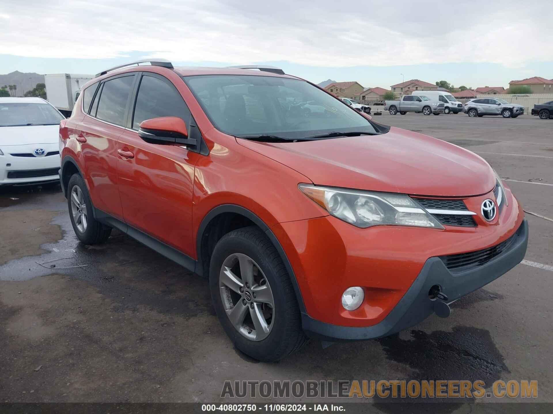 2T3WFREV1FW216395 TOYOTA RAV4 2015