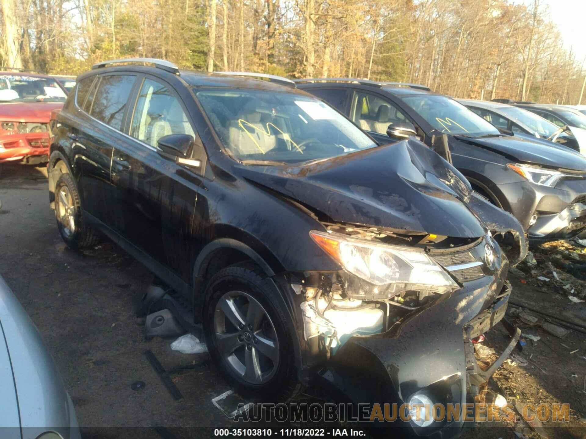 2T3WFREV2FW144493 TOYOTA RAV4 2015