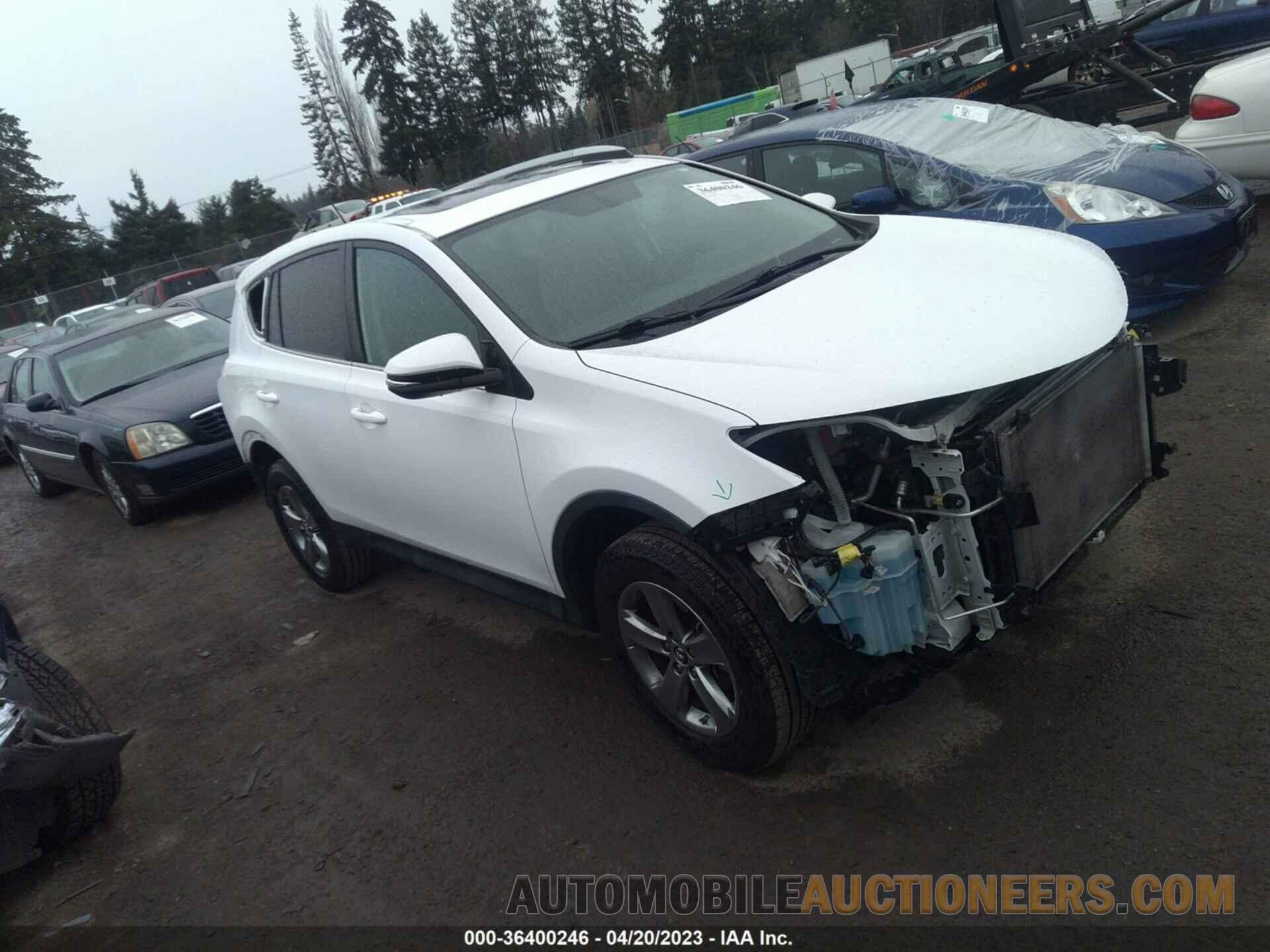 2T3WFREV2FW158443 TOYOTA RAV4 2015