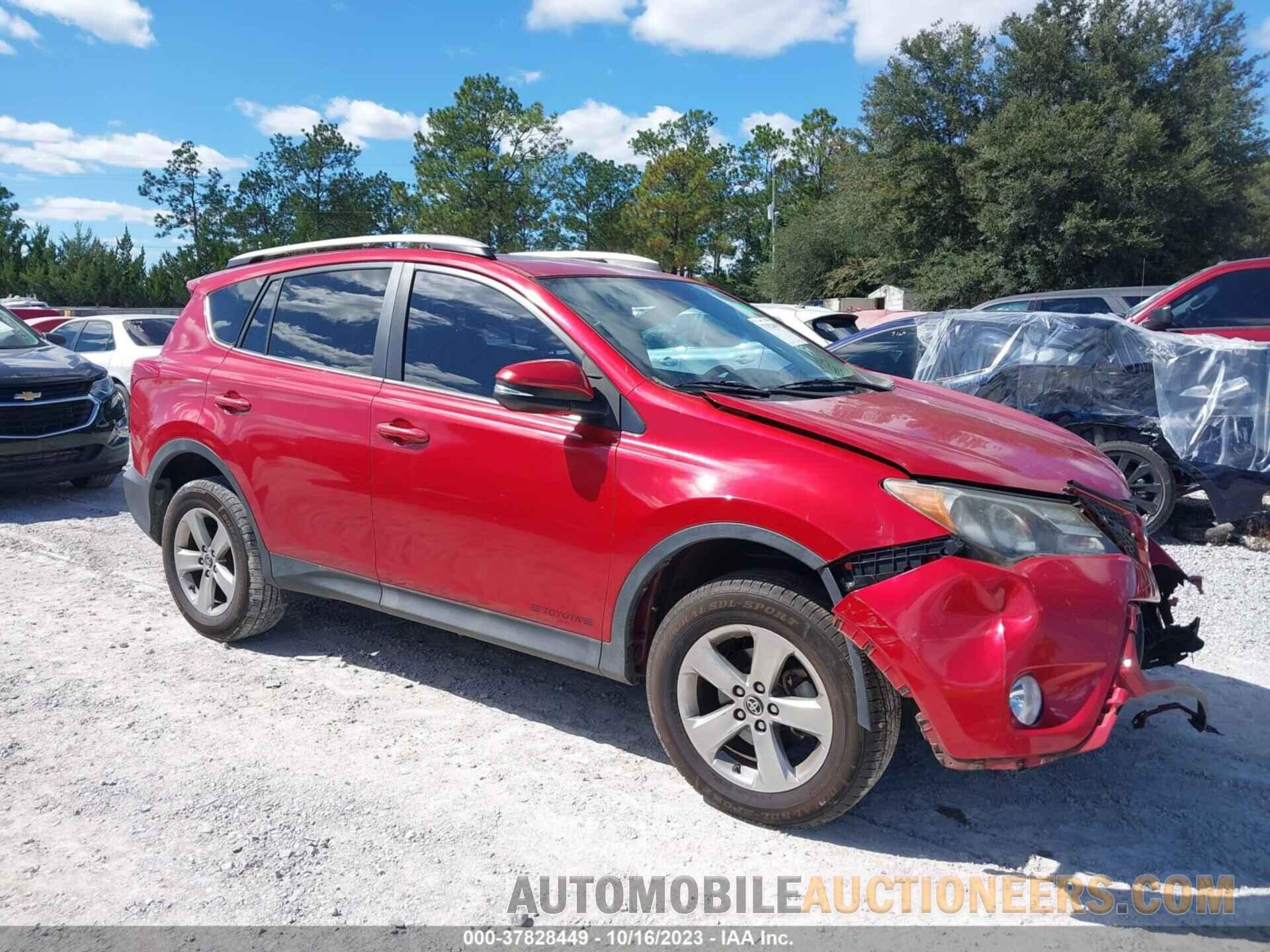 2T3WFREV2FW233884 TOYOTA RAV4 2015