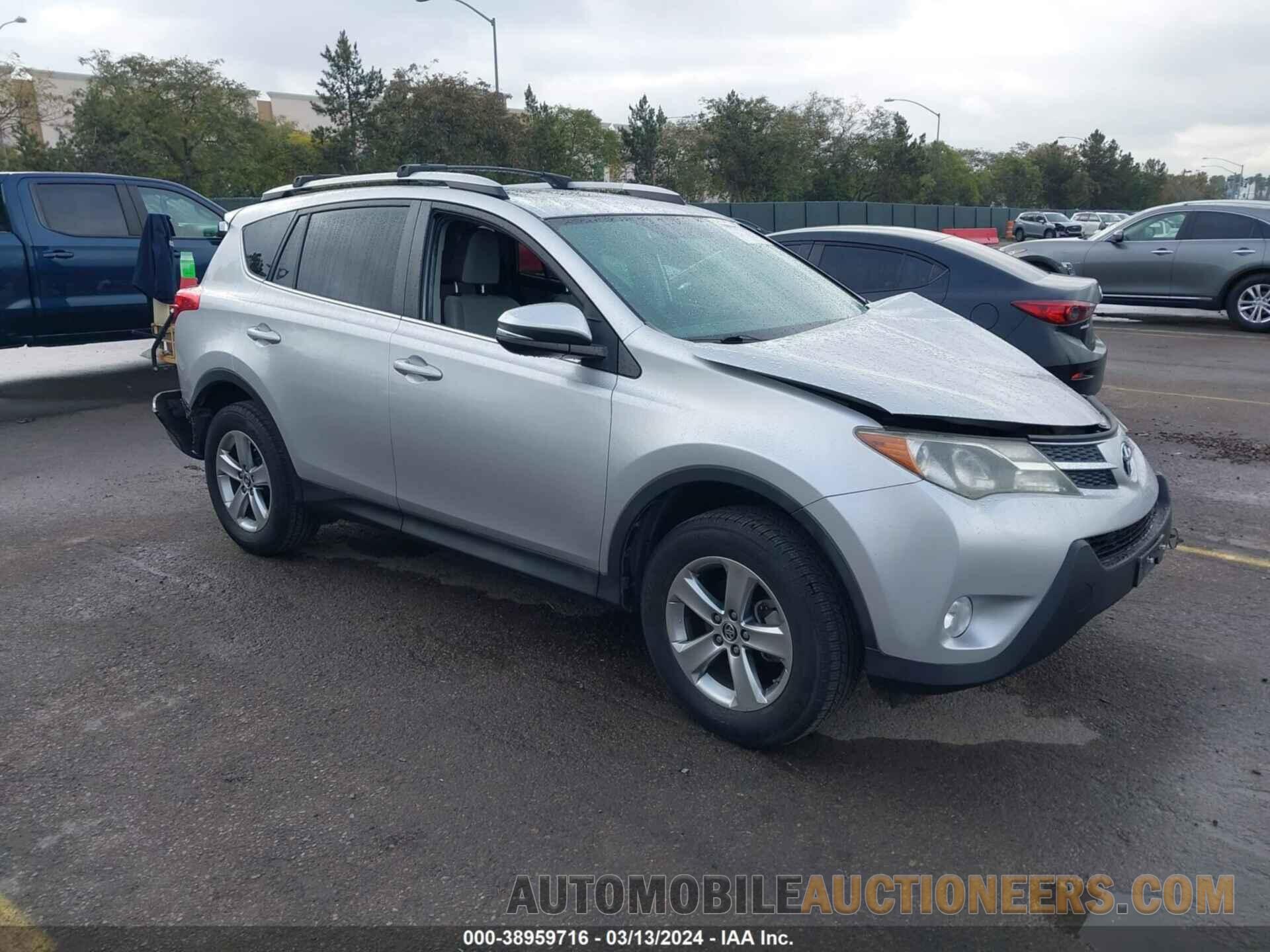 2T3WFREV3FW185392 TOYOTA RAV4 2015