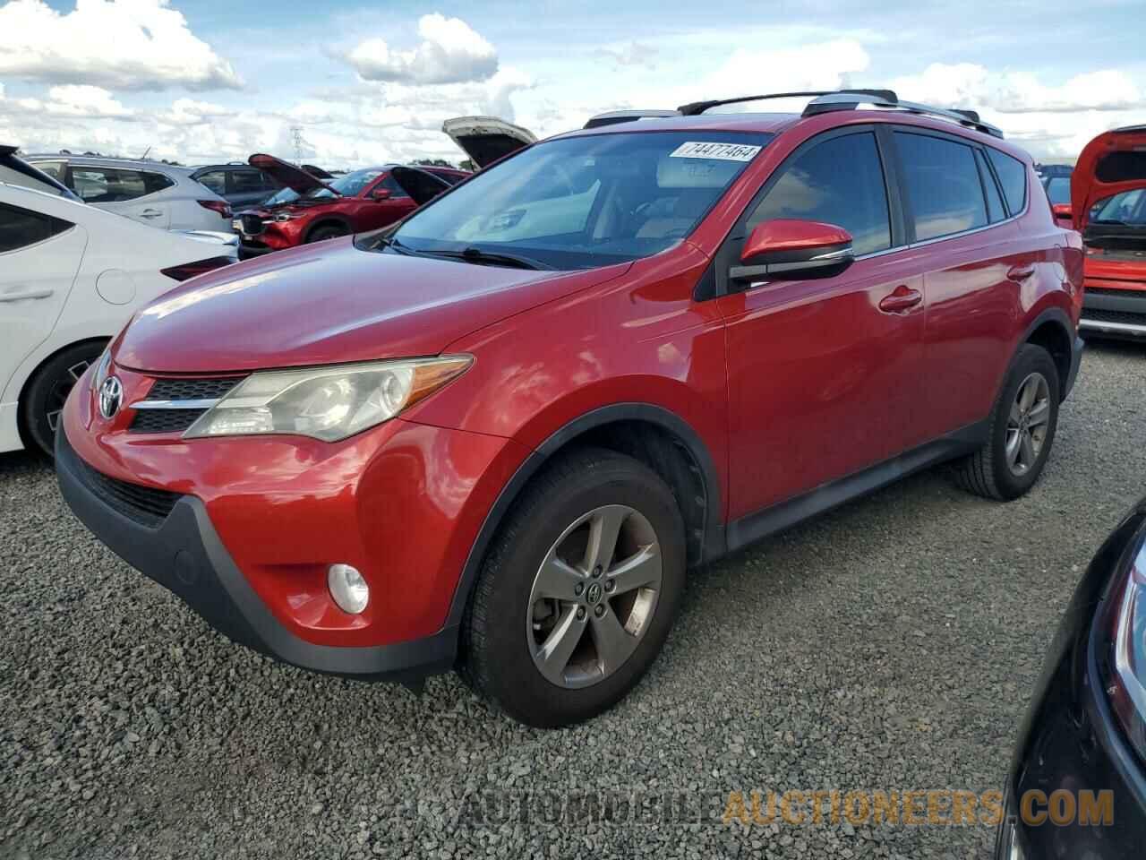 2T3WFREV3FW217595 TOYOTA RAV4 2015