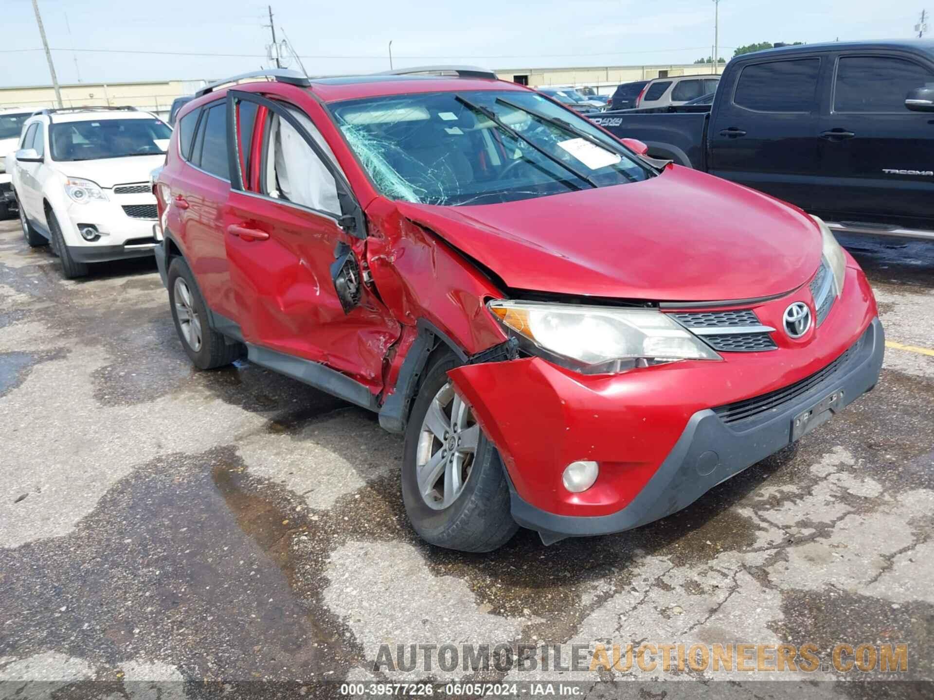 2T3WFREV4FW158377 TOYOTA RAV4 2015