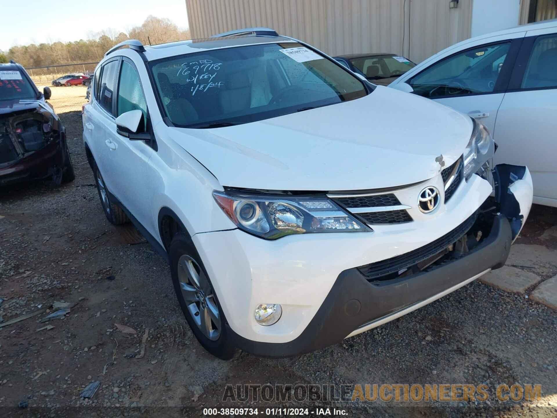 2T3WFREV4FW169718 TOYOTA RAV4 2015