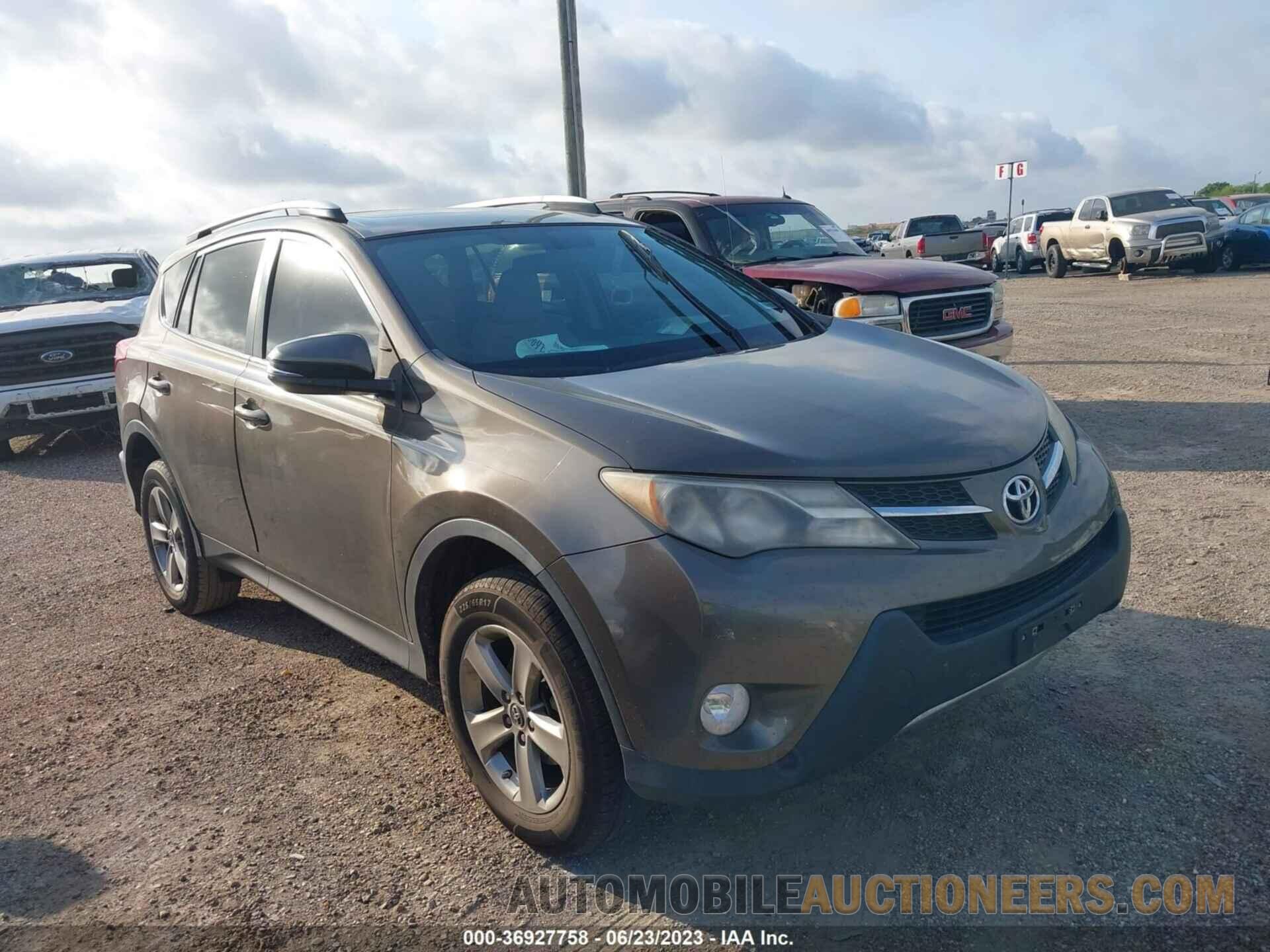 2T3WFREV4FW172909 TOYOTA RAV4 2015