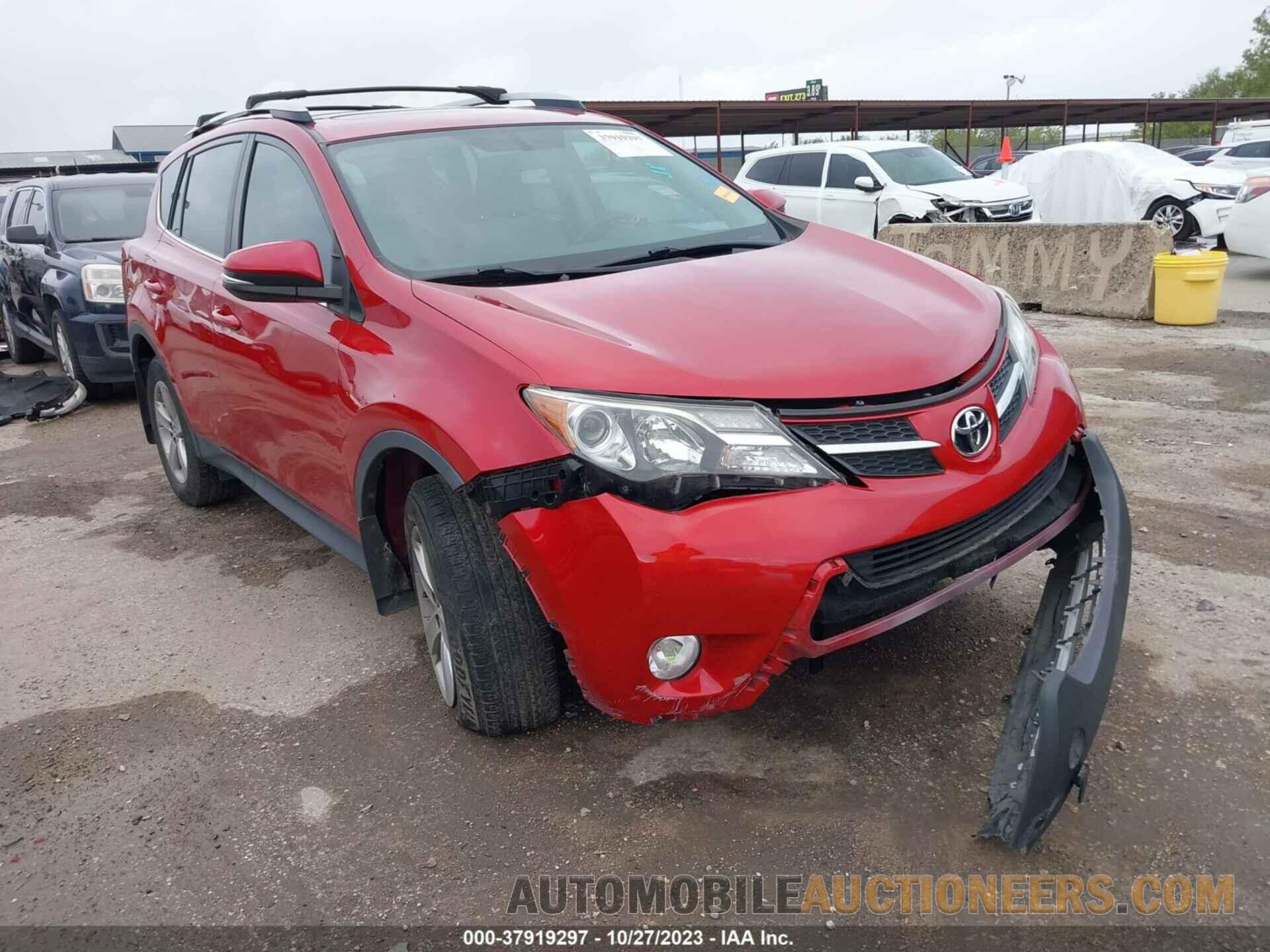 2T3WFREV4FW187507 TOYOTA RAV4 2015