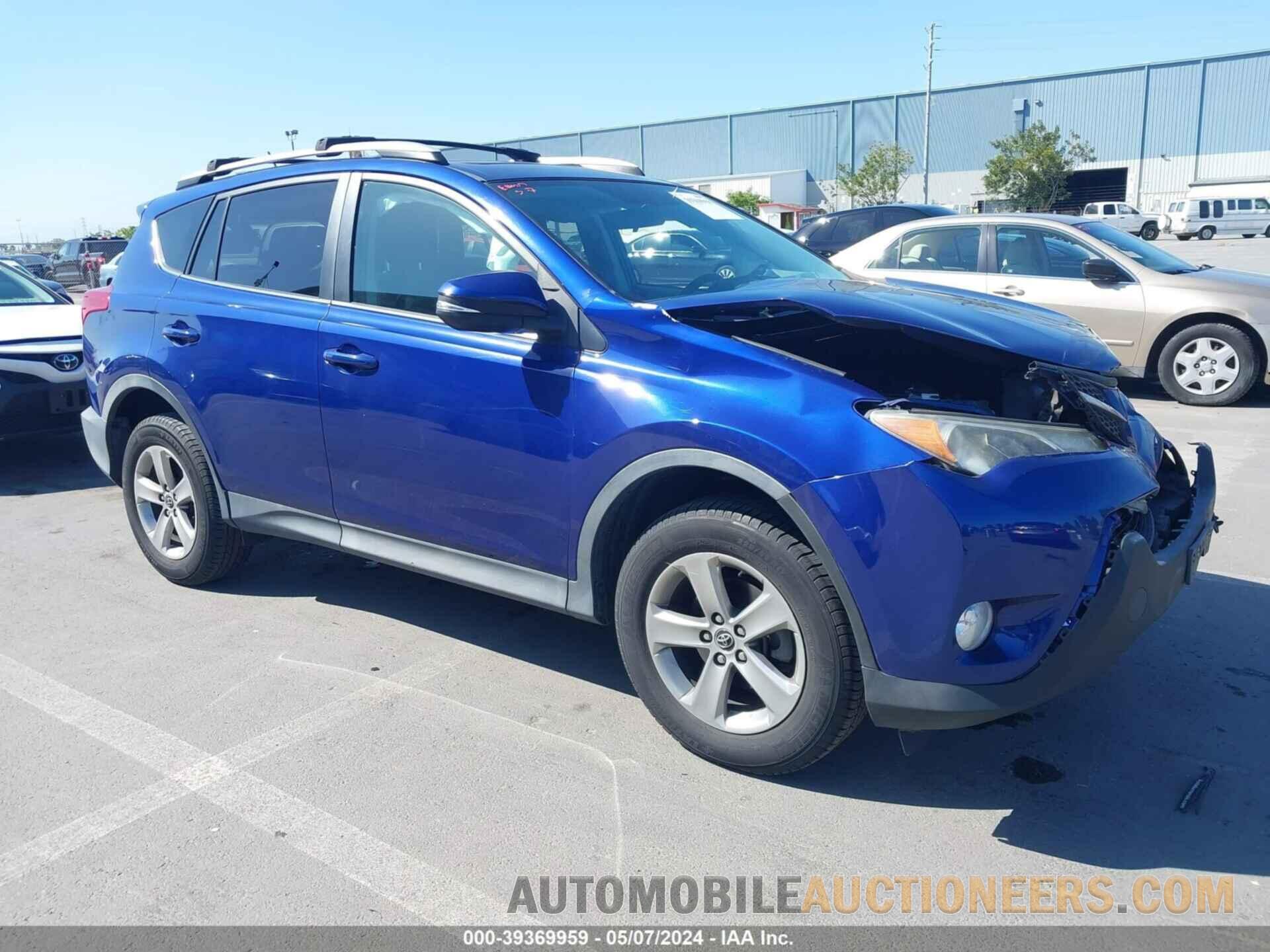 2T3WFREV4FW231506 TOYOTA RAV4 2015