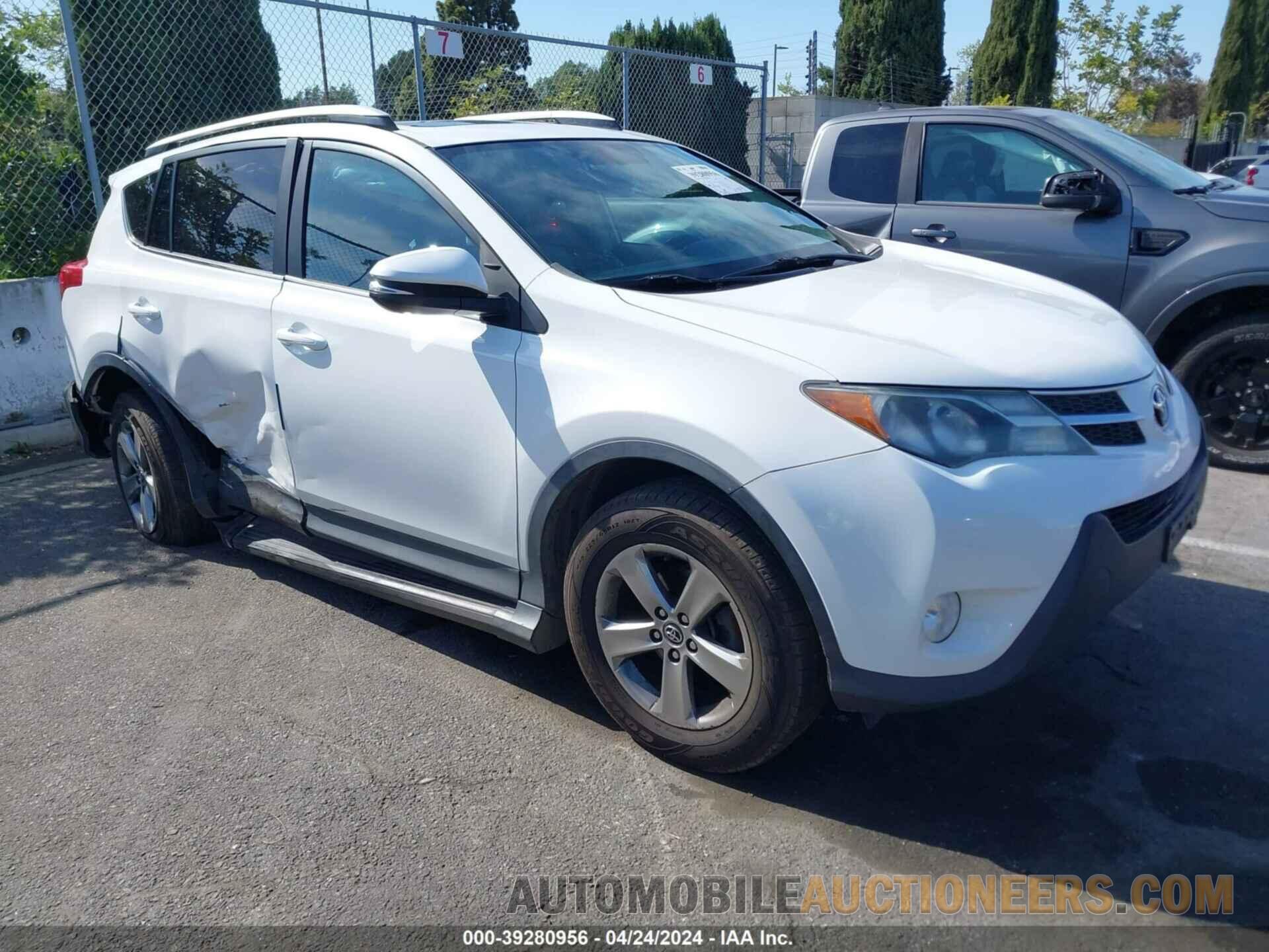 2T3WFREV5FW206761 TOYOTA RAV4 2015