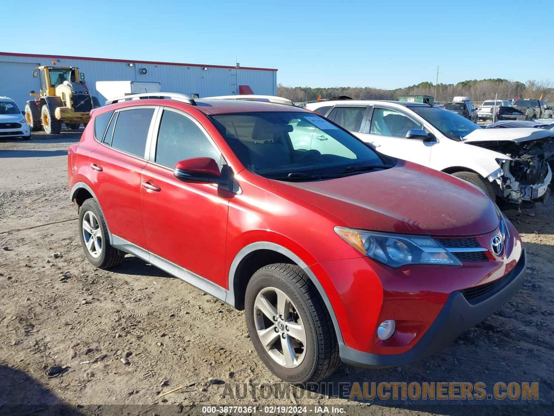 2T3WFREV6FW170319 TOYOTA RAV4 2015