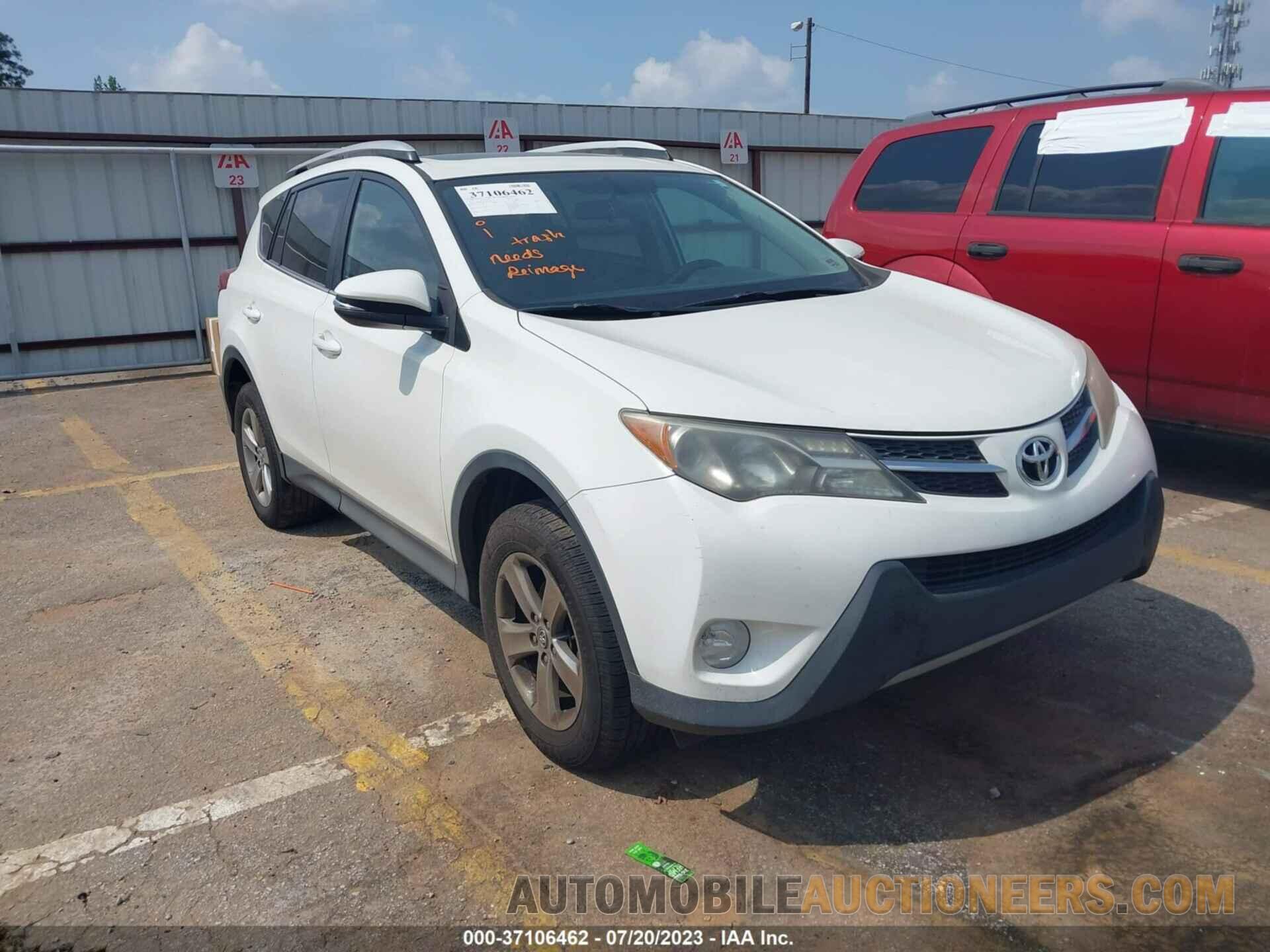 2T3WFREV6FW173916 TOYOTA RAV4 2015