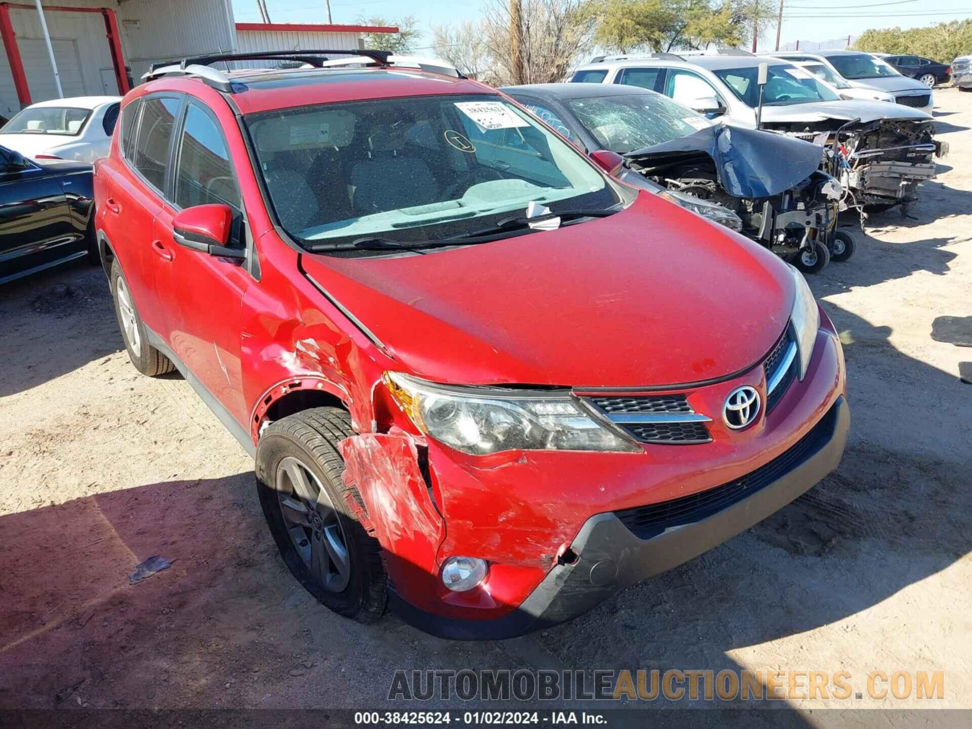 2T3WFREV6FW219051 TOYOTA RAV4 2015