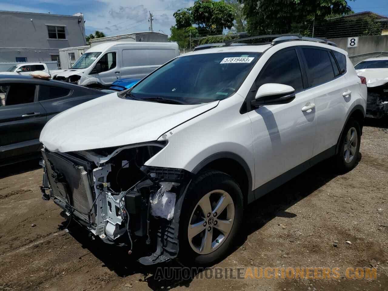 2T3WFREV7FW187789 TOYOTA RAV4 2015