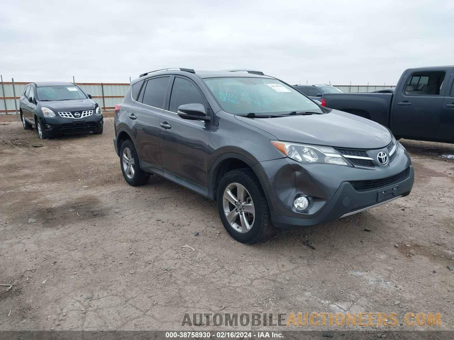 2T3WFREV7FW209855 TOYOTA RAV4 2015