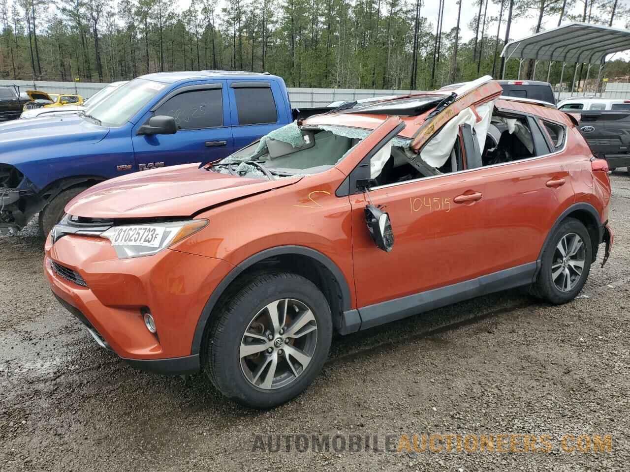 2T3WFREV8GW285490 TOYOTA RAV4 2016