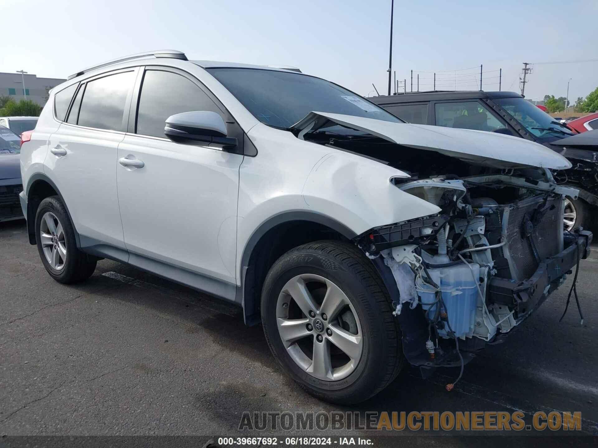 2T3WFREV9FW165941 TOYOTA RAV4 2015