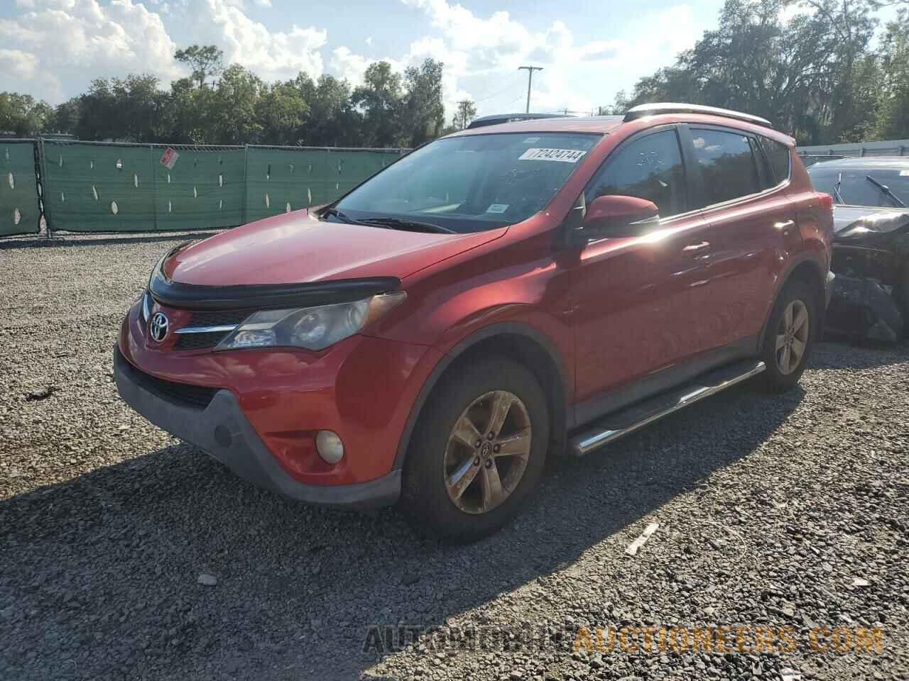 2T3WFREVXFW136349 TOYOTA RAV4 2015