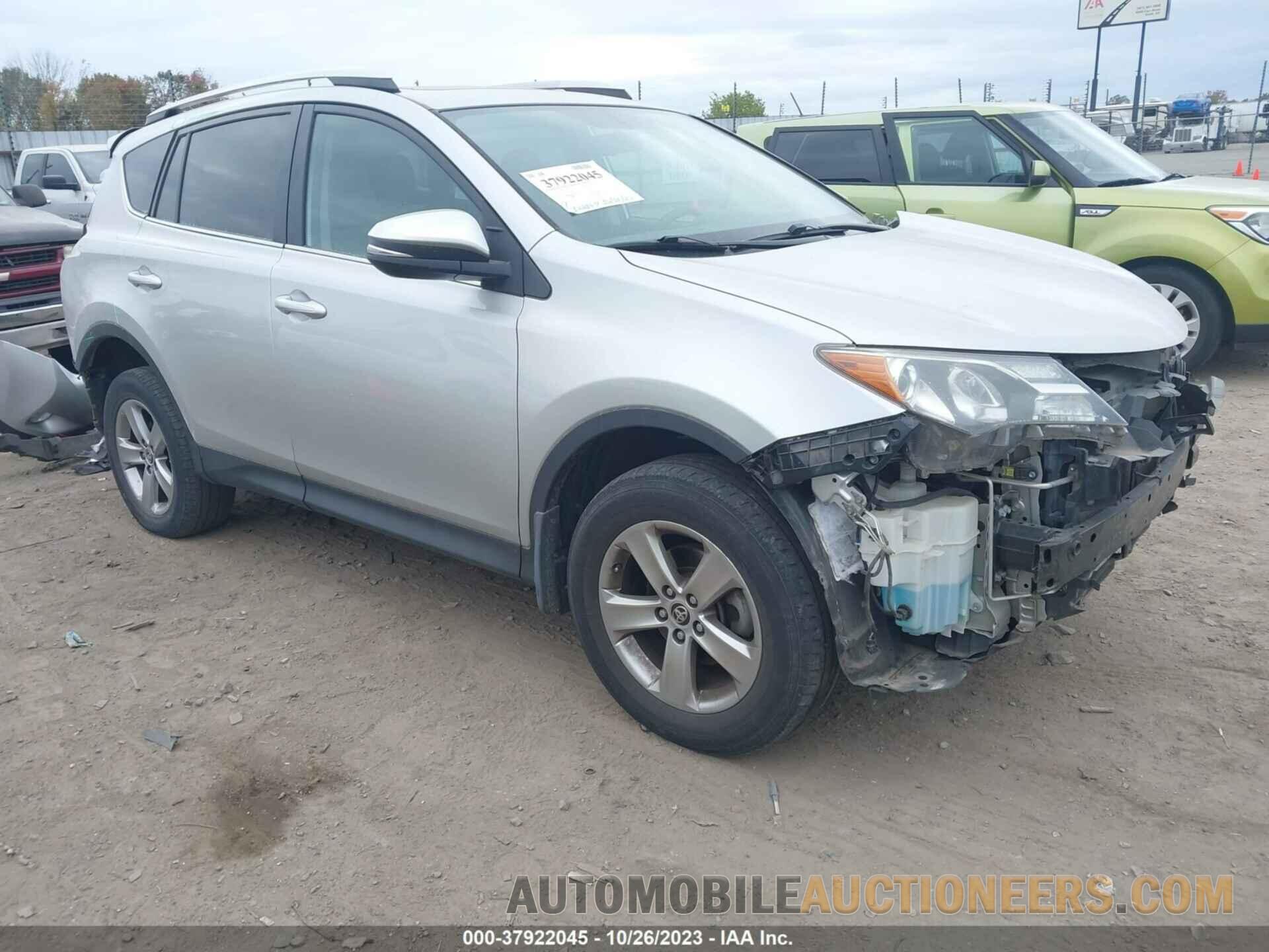 2T3WFREVXFW156438 TOYOTA RAV4 2015