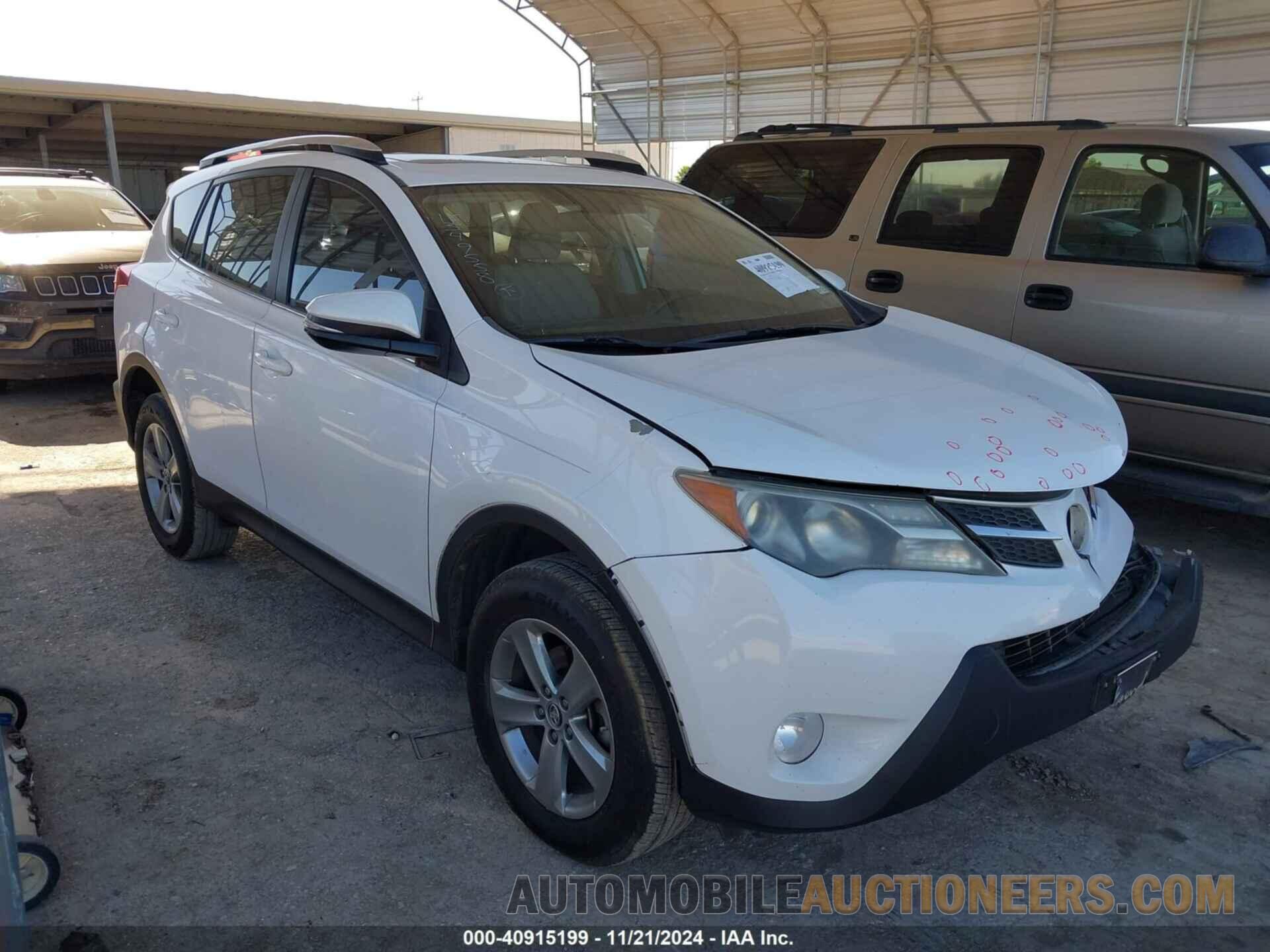 2T3WFREVXFW161395 TOYOTA RAV4 2015