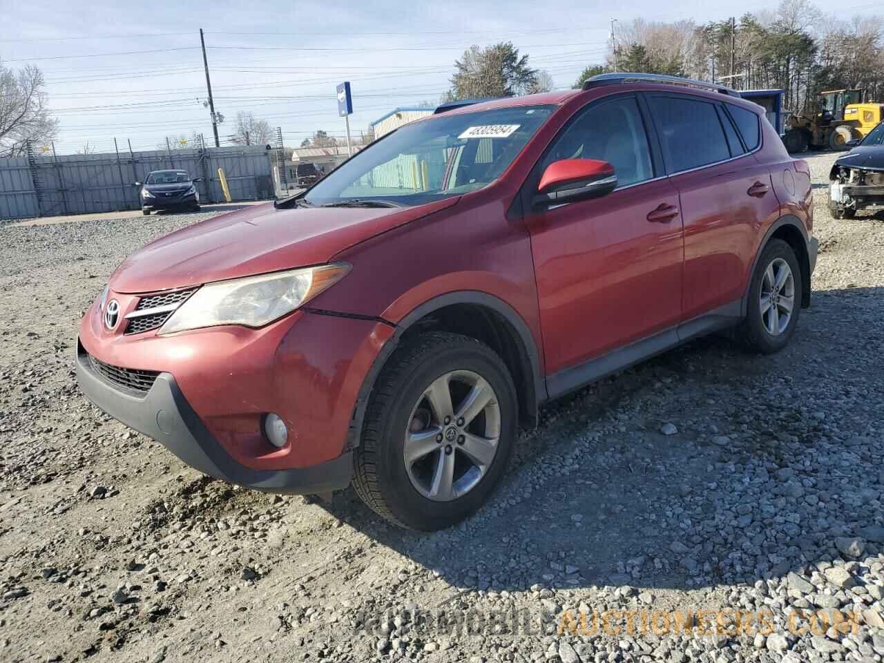 2T3WFREVXFW190167 TOYOTA RAV4 2015