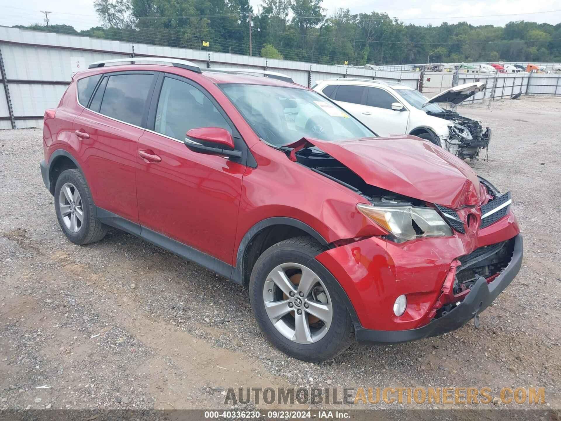 2T3WFREVXFW213463 TOYOTA RAV4 2015