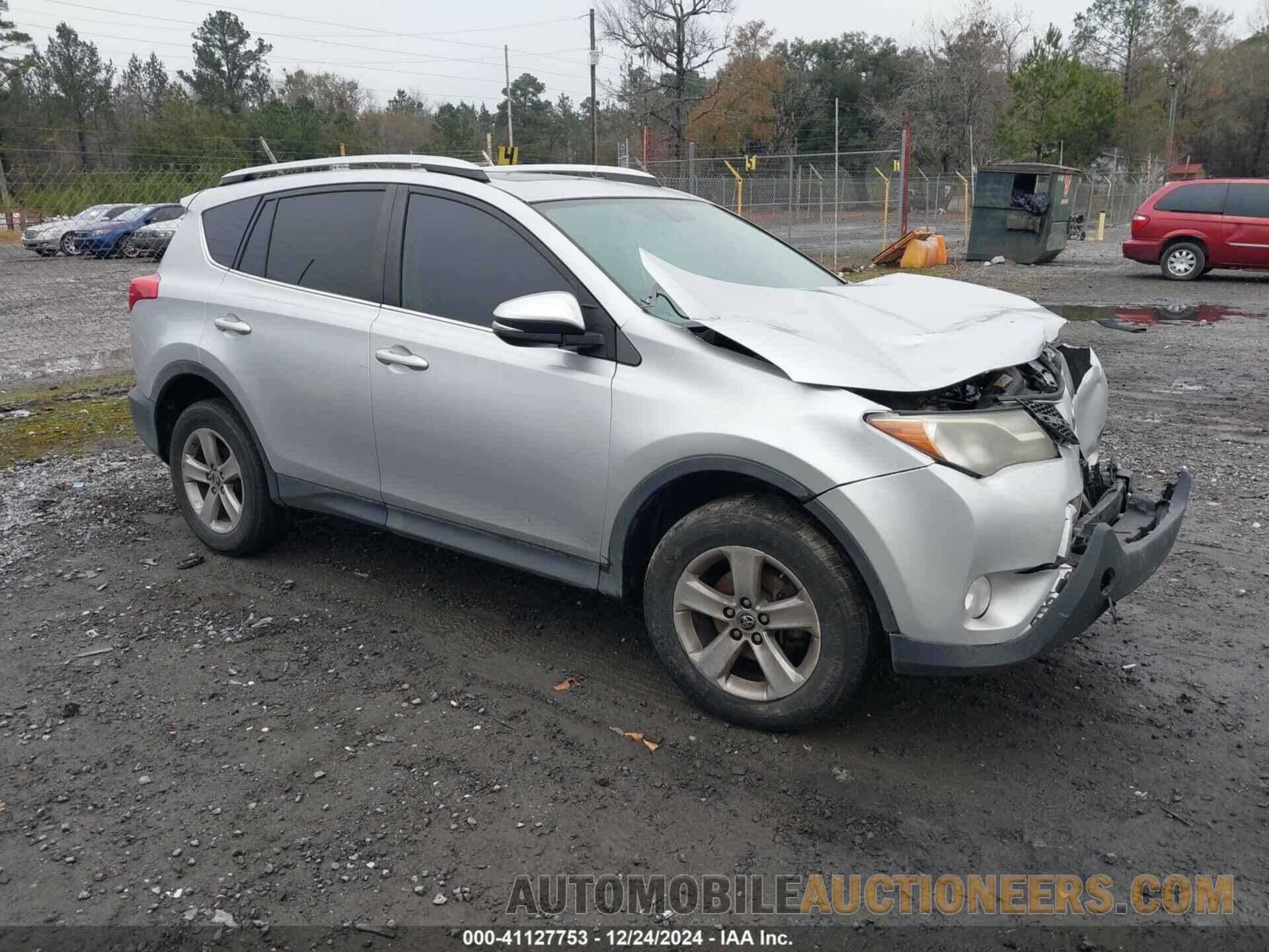 2T3WFREVXFW233342 TOYOTA RAV4 2015