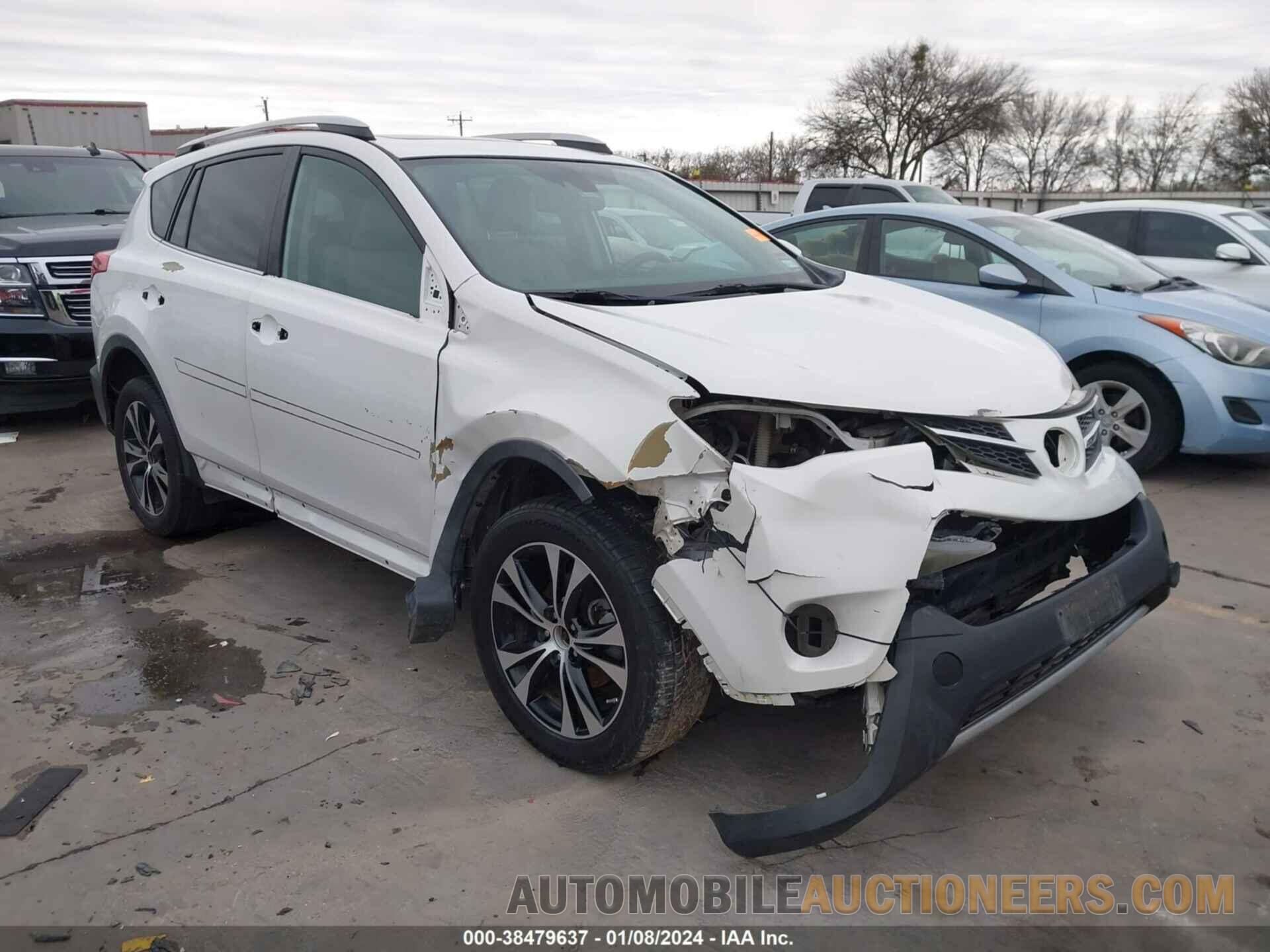 2T3YFREV4FW145783 TOYOTA RAV4 2015