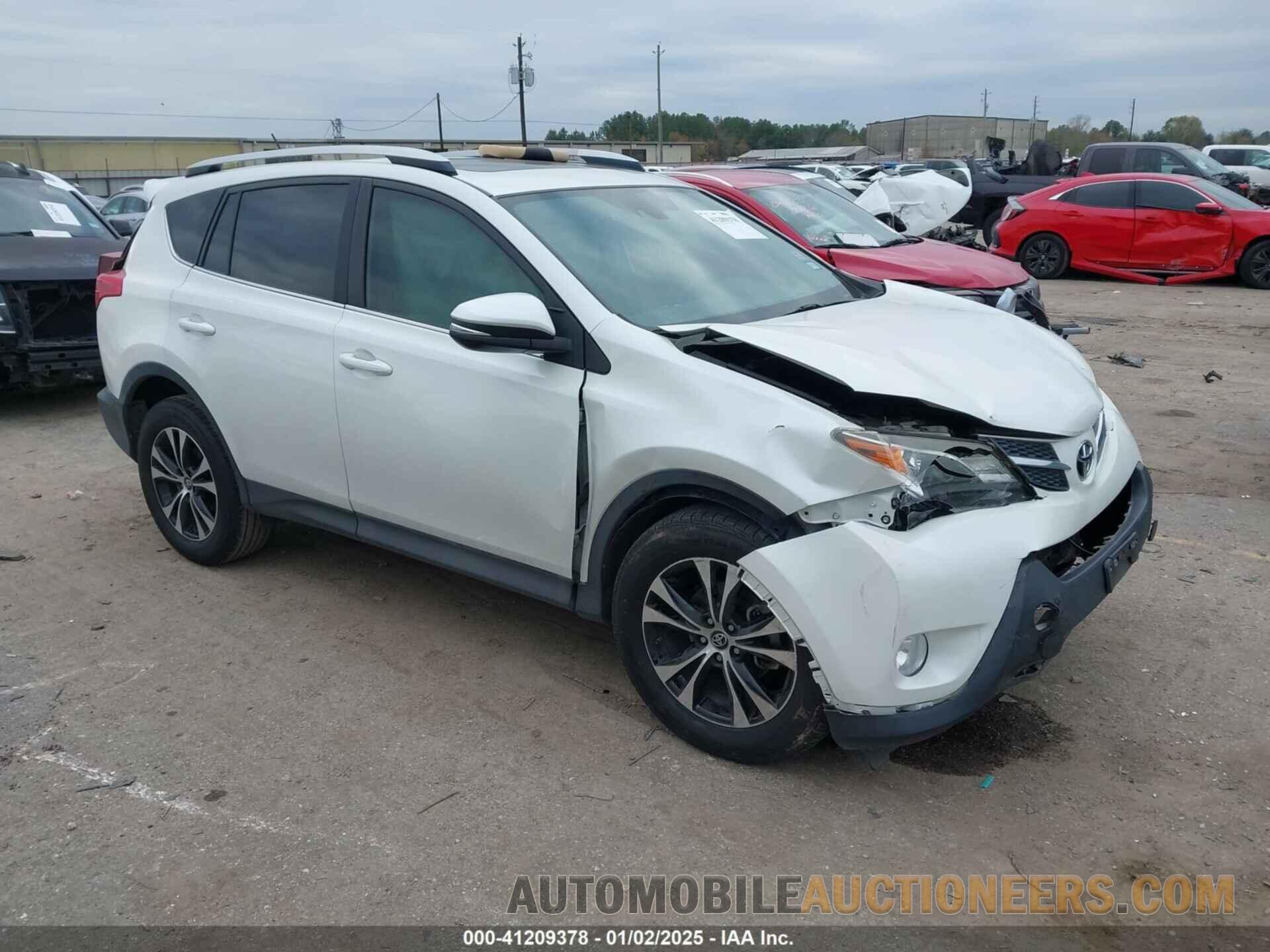 2T3YFREV6FW211542 TOYOTA RAV4 2015